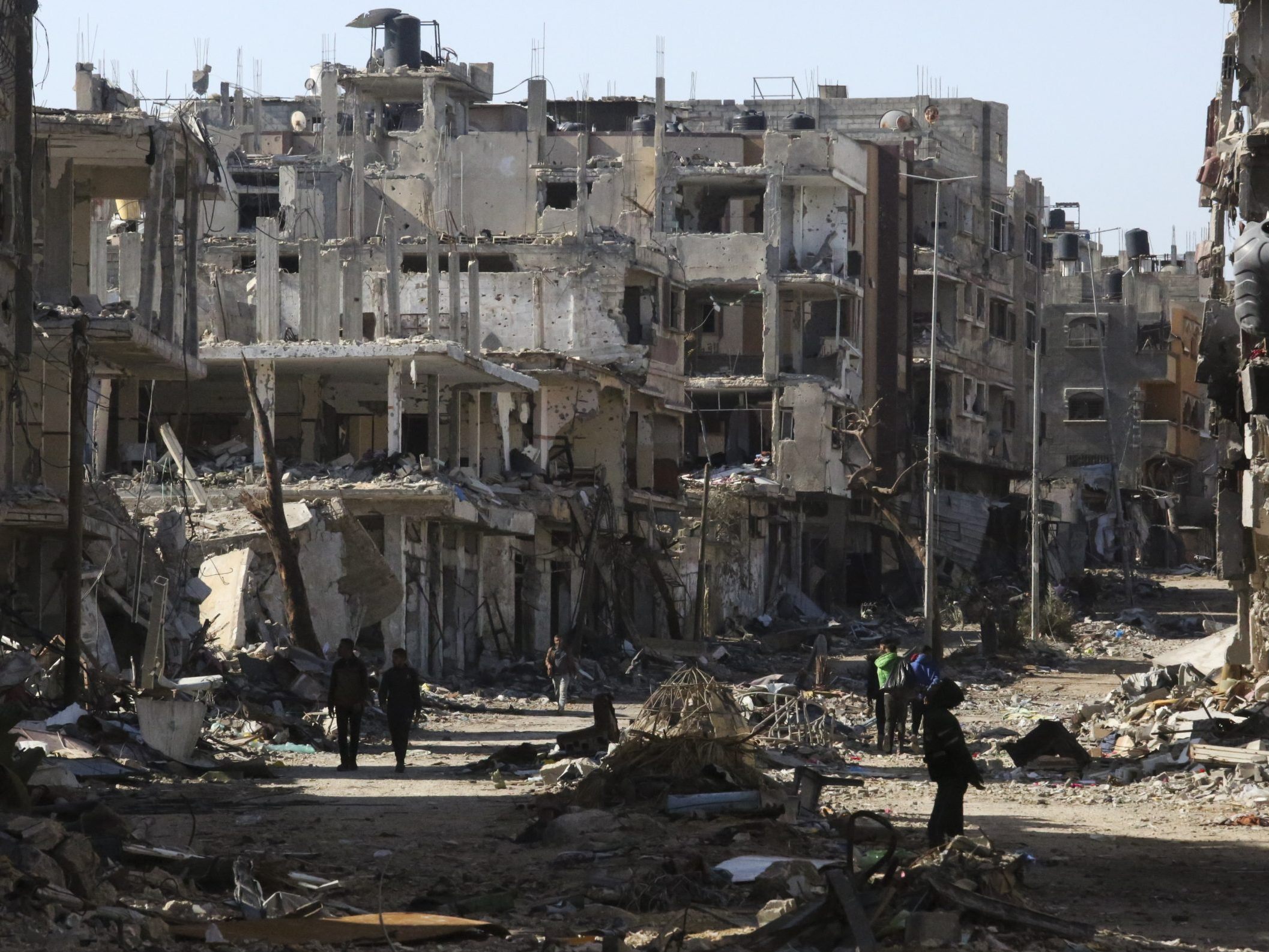 UNO geht von 70 bis 80 Prozent zerstörter Bausubstanz in Gaza aus.