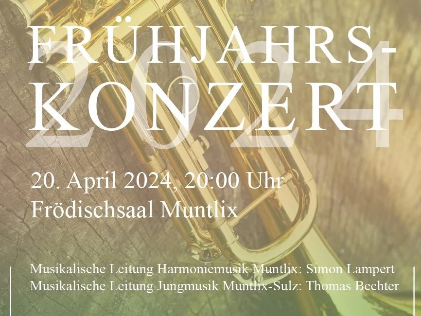 Einladung zum Frühjahrskonzert Einladung zum Frühjahrskonzert