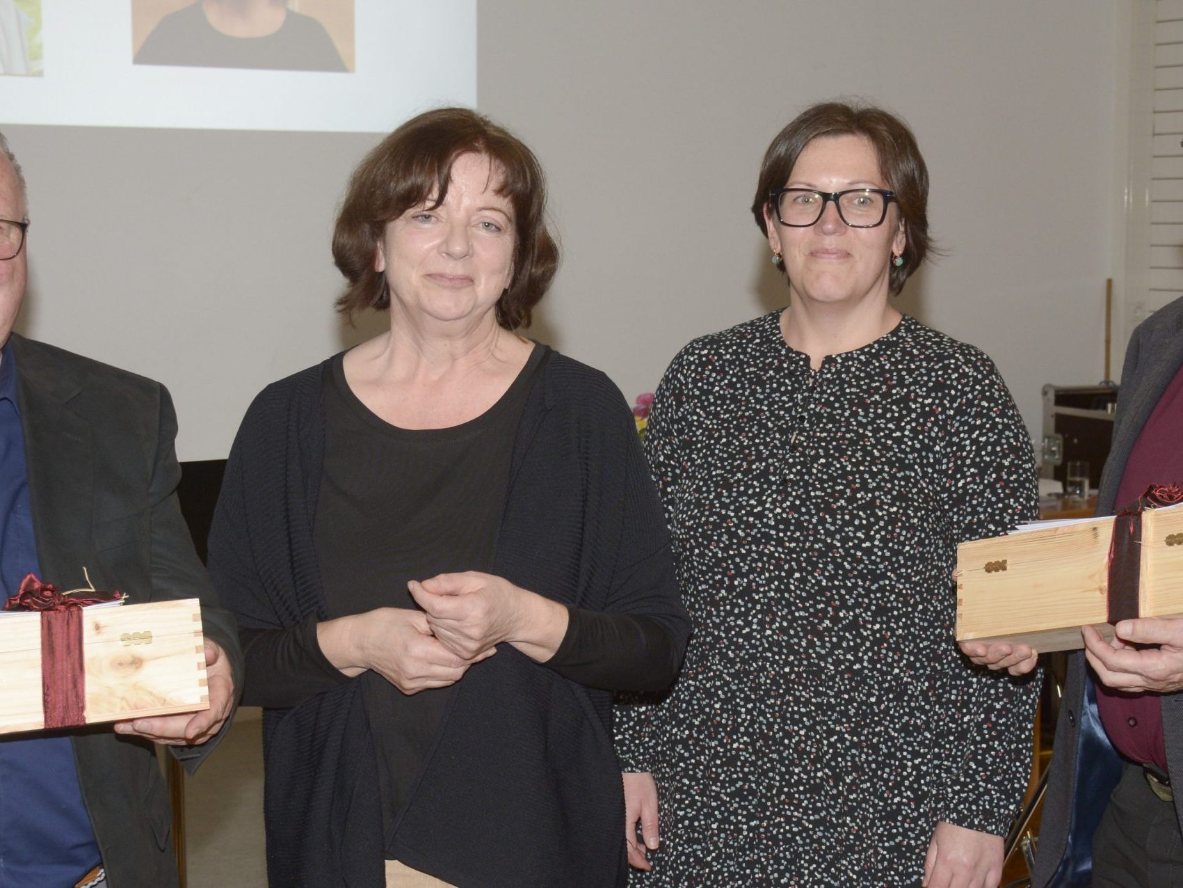 Generationswechsel: Manfred Madlener und Klaus Sieber übergaben an Cornelia Graninger und Maria Böhler.