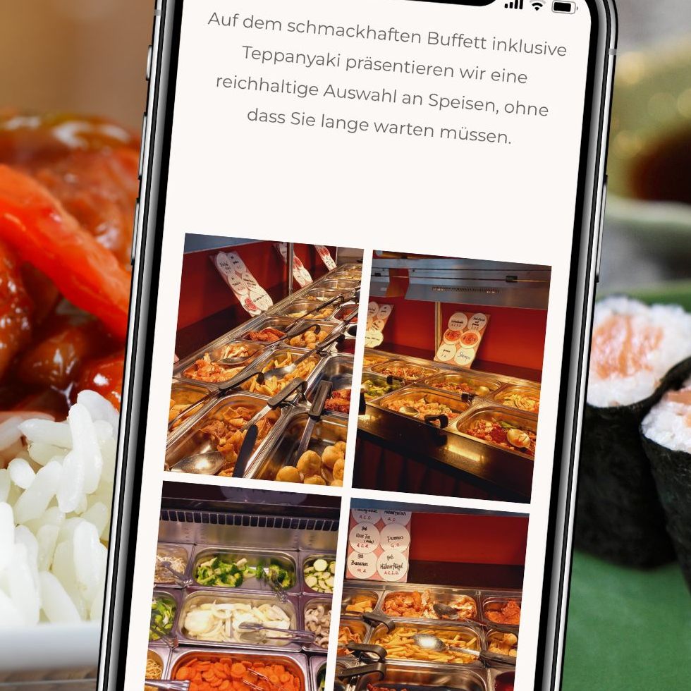 Das Restaurant bietet eine überschaubare, aber trotzdem vielfältige Speisekarte.