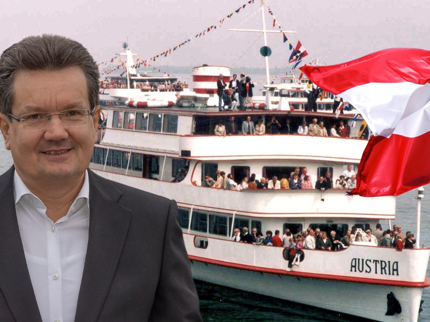 Alexandro Rupp und die MS Austria (Archivbild)