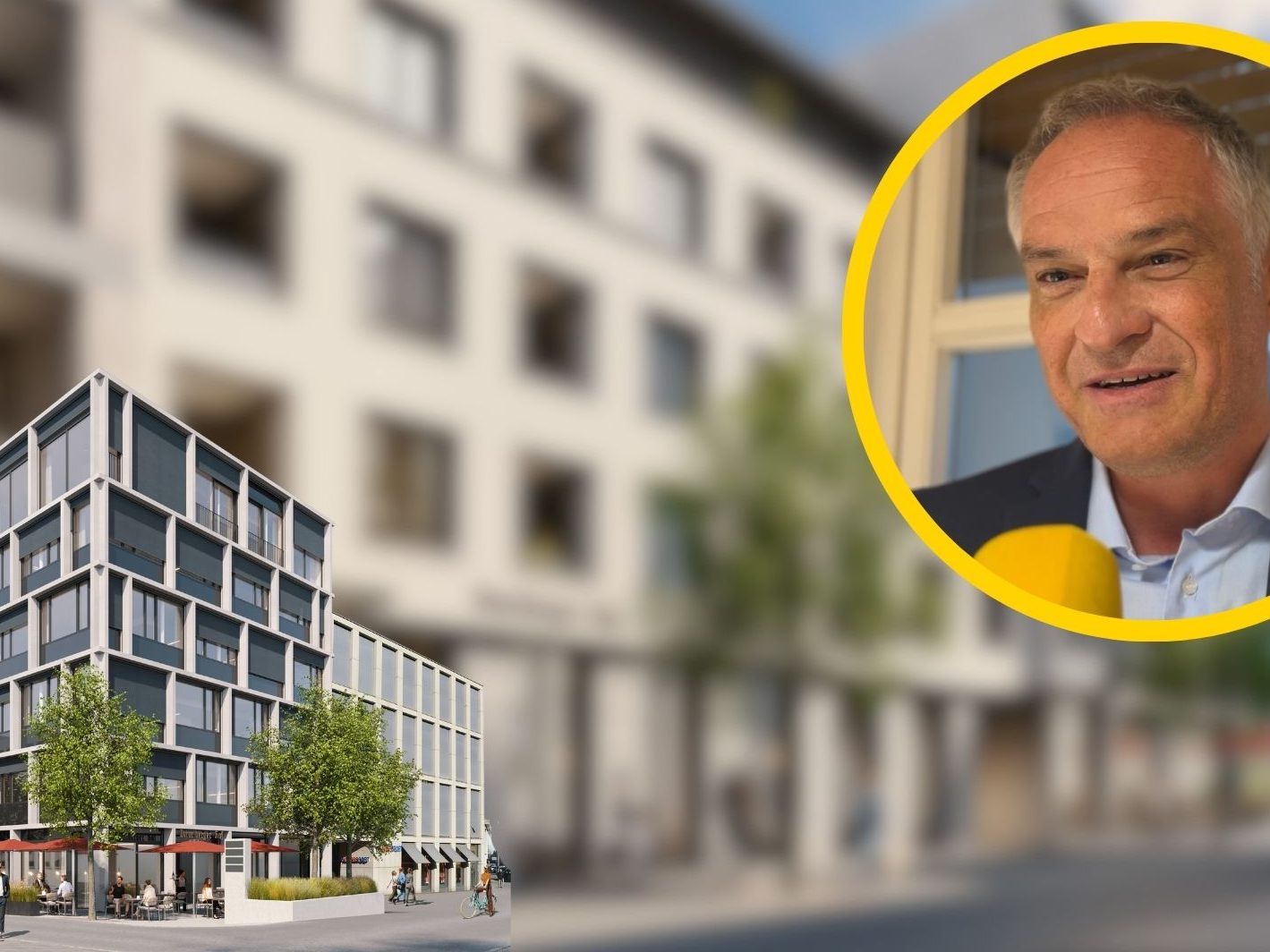 Mario Leiter gewährt Einblick in seine politischen Pläne und skizziert den Neubau des Vorarlberger Hofes.