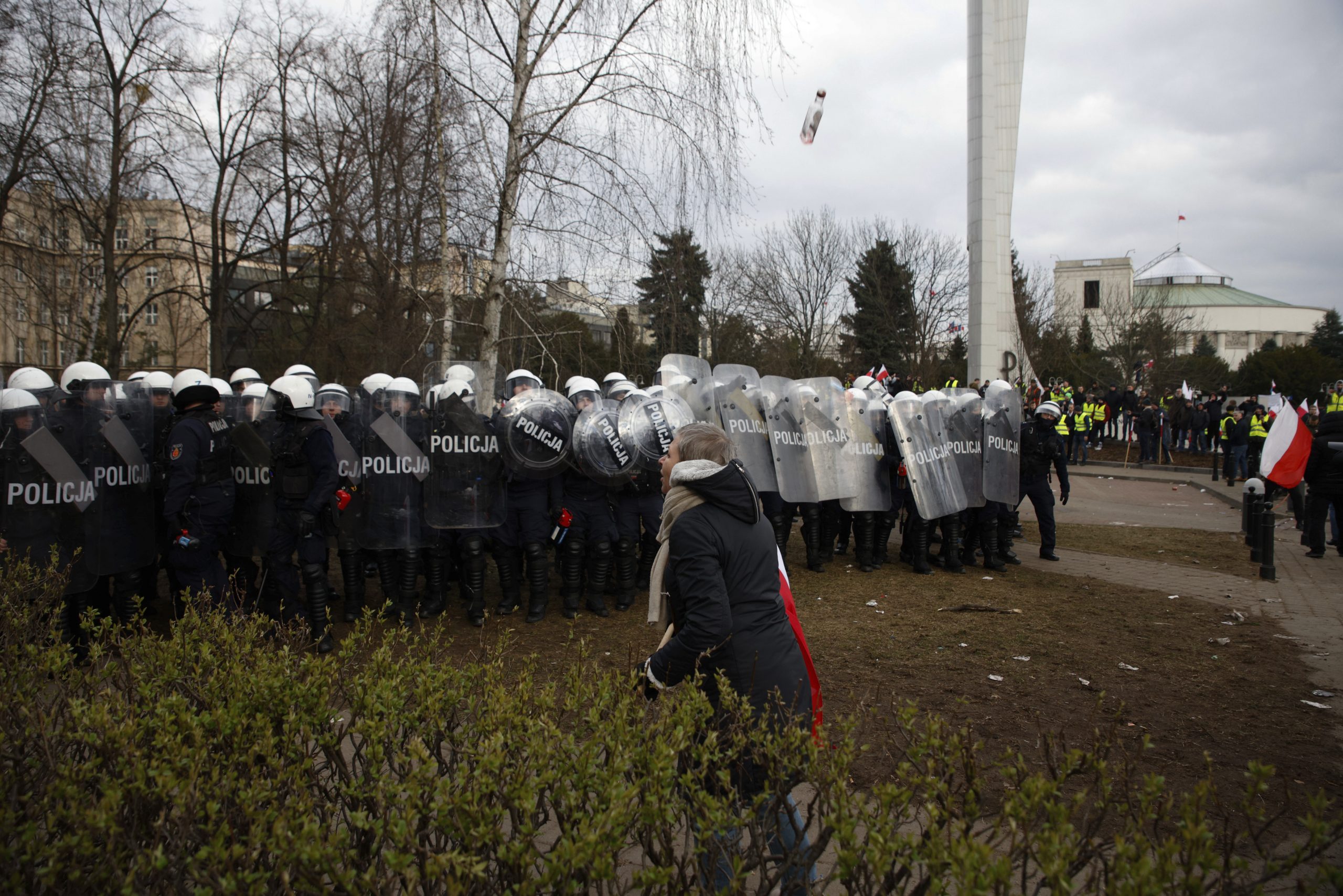 Poland Farmers Protest ©AP