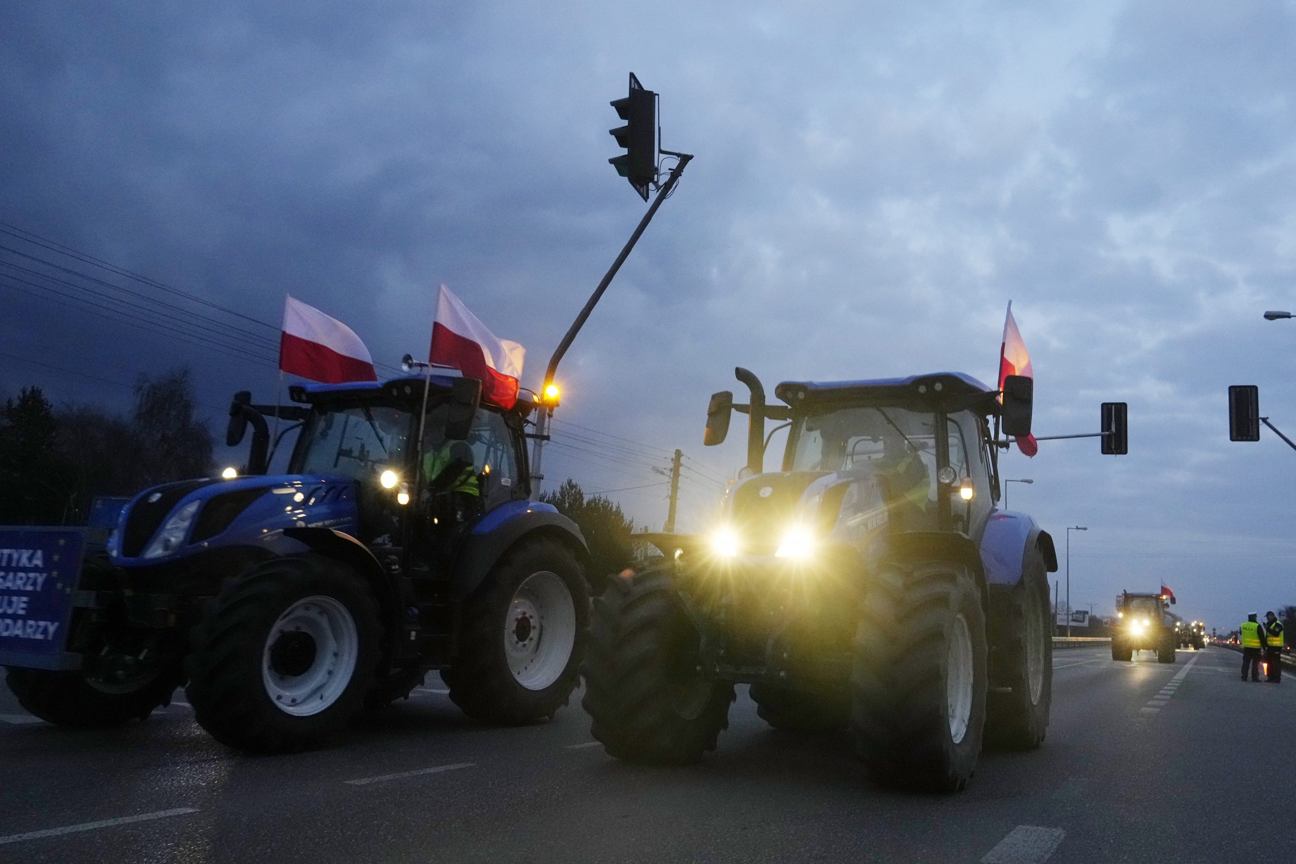 Poland Farmers Protest ©AP
