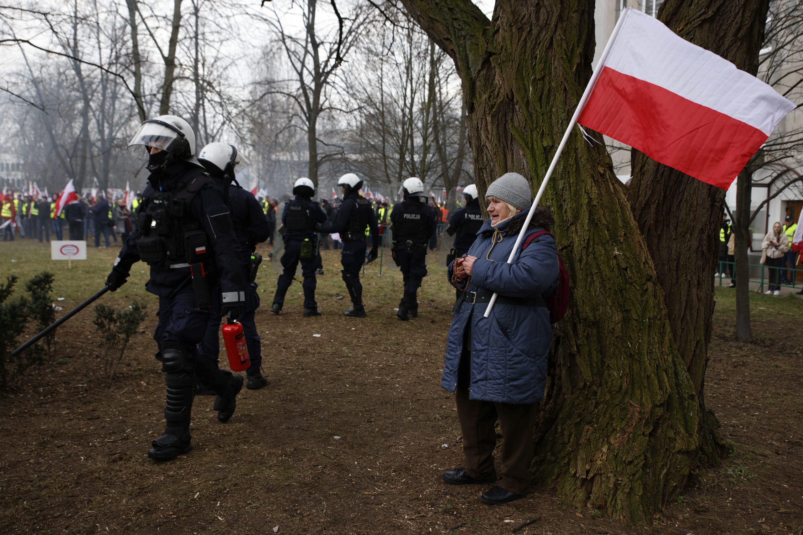 Poland Farmers Protest ©AP