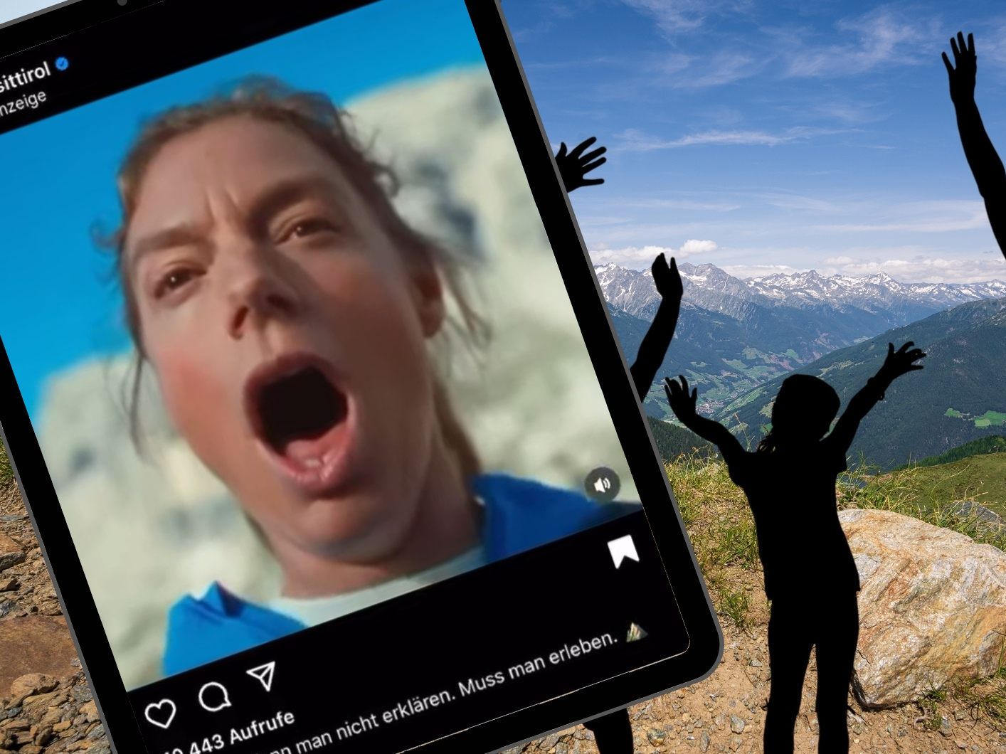 Rülps-Video (Screenshot l.) der Tirol sorgt für Aufregung.