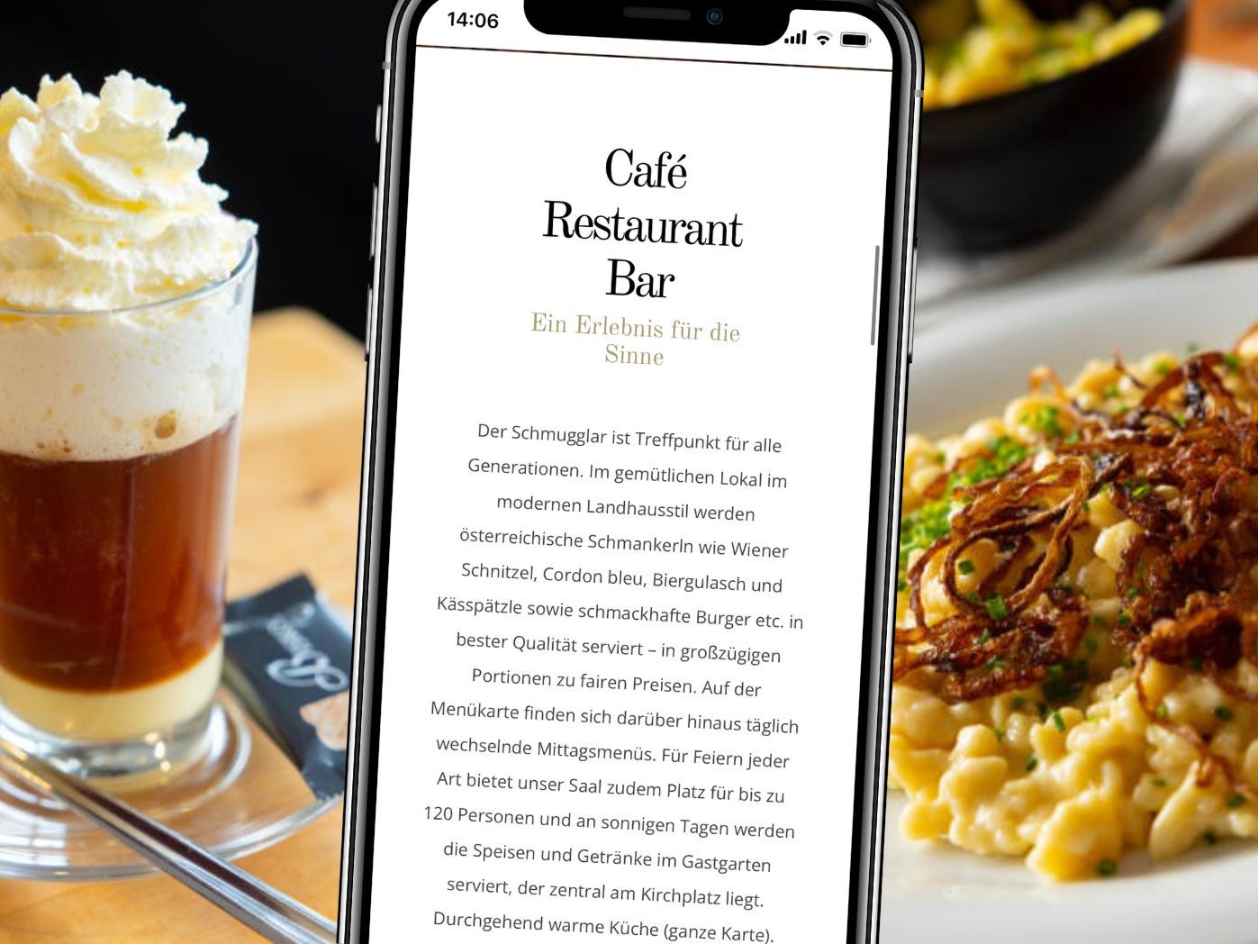 Das vielfältige Speisenangebot des Hauses reicht von klassischer Hausmannskost bis hin zu Burgern und vegetarischen Optionen. Das vielfältige Speisenangebot des Hauses reicht von klassischer Hausmannskost bis hin zu Burgern und vegetarischen Optionen.