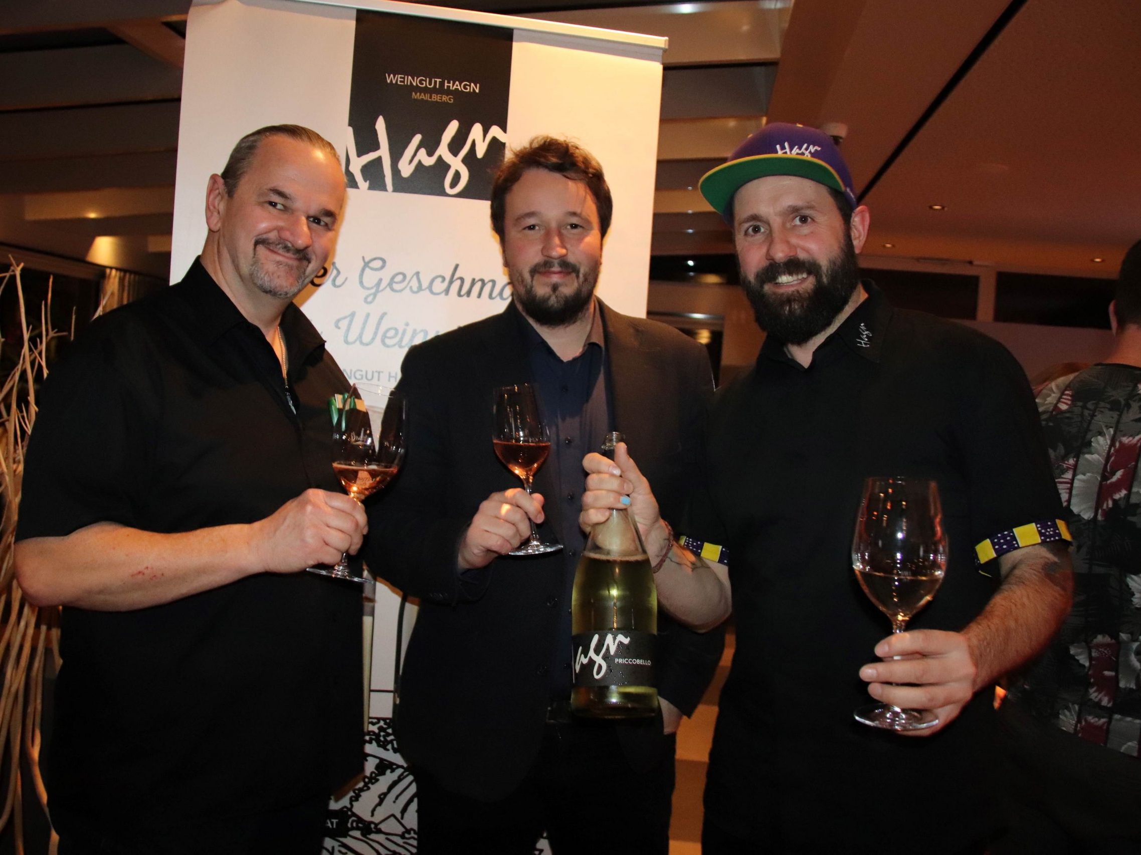 Christoph Sögner lud gemeinsam mit Markus Pfanner und Rudi Gundendorfer zur Weinverkostung.