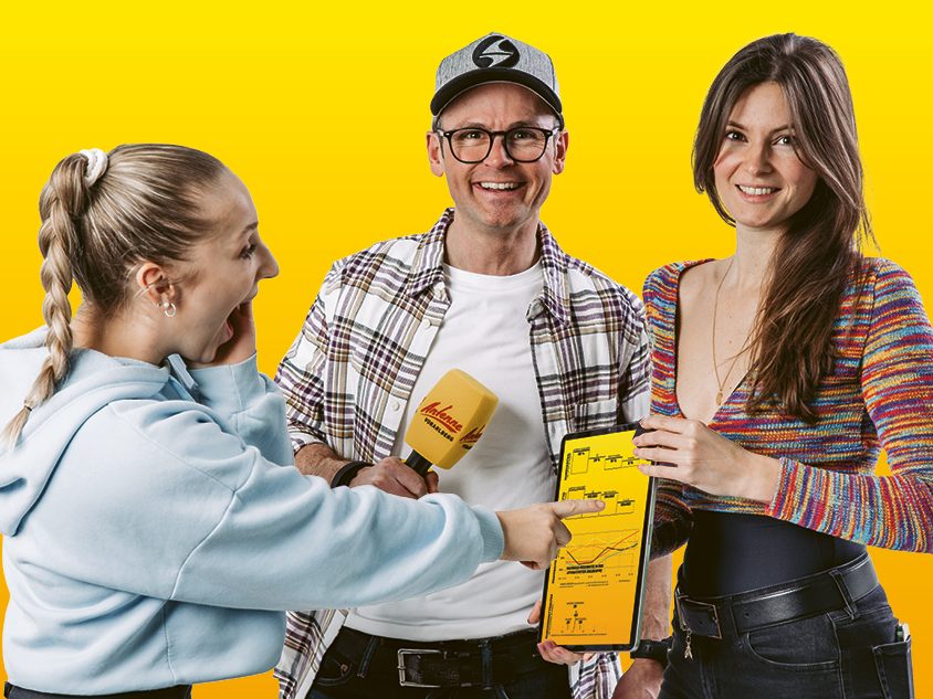 Da staunt selbst das Moderatoren-Team.