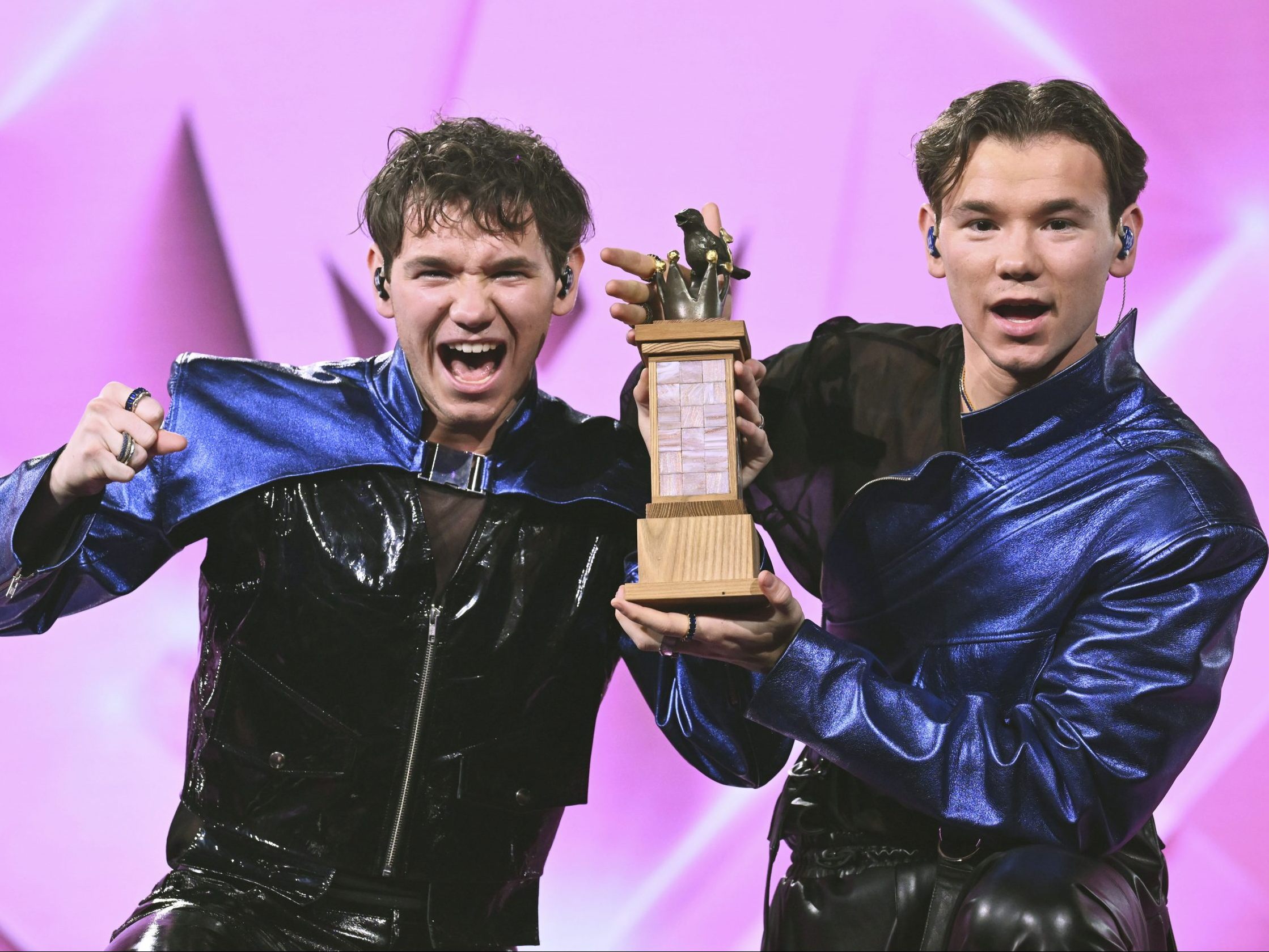 Die Zwillinge treten heuer beim ESC für Schweden an. Die Zwillinge treten heuer beim ESC für Schweden an.