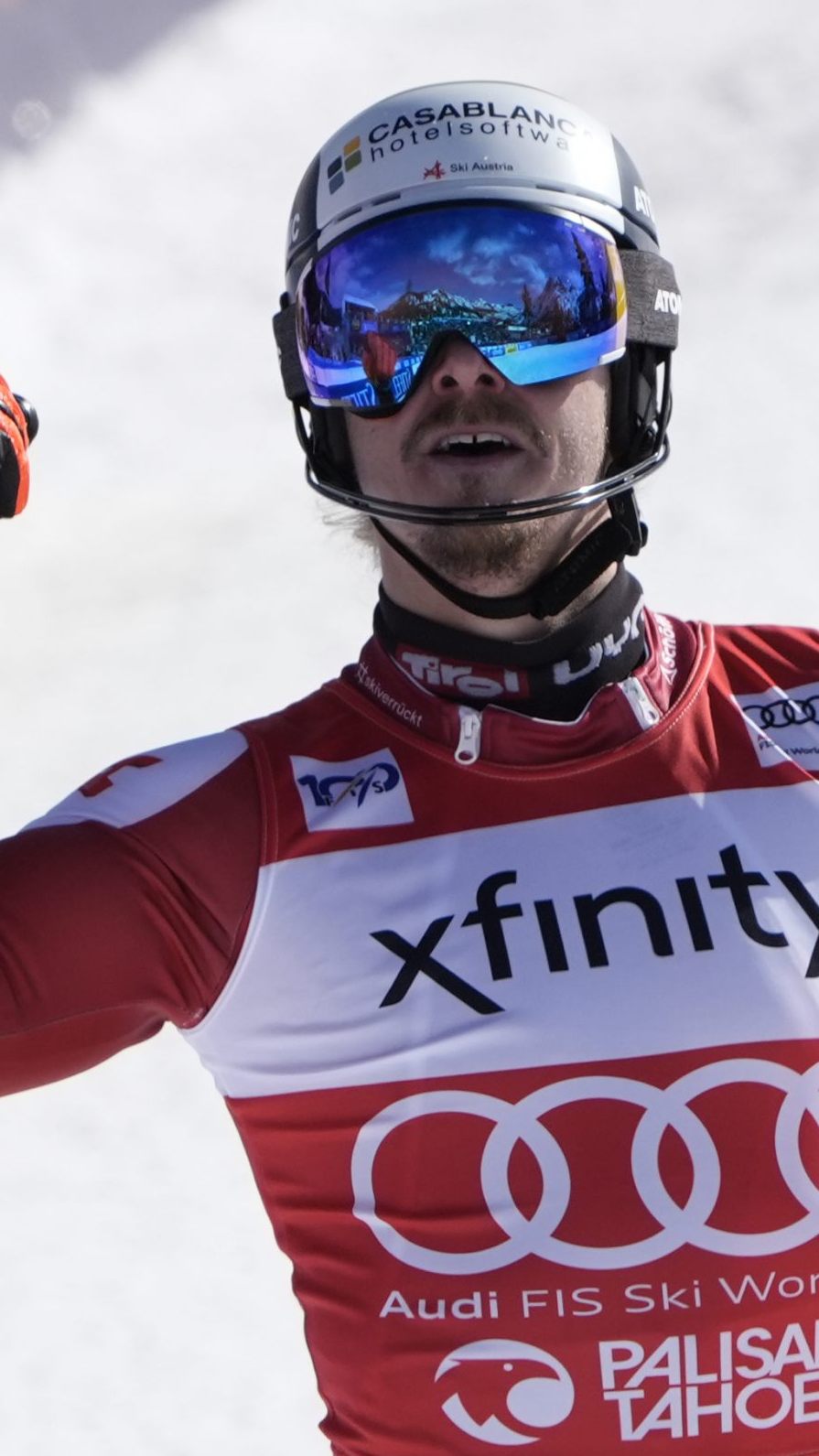 Manuel Feller hat die Slalom-Kugel schon fix.