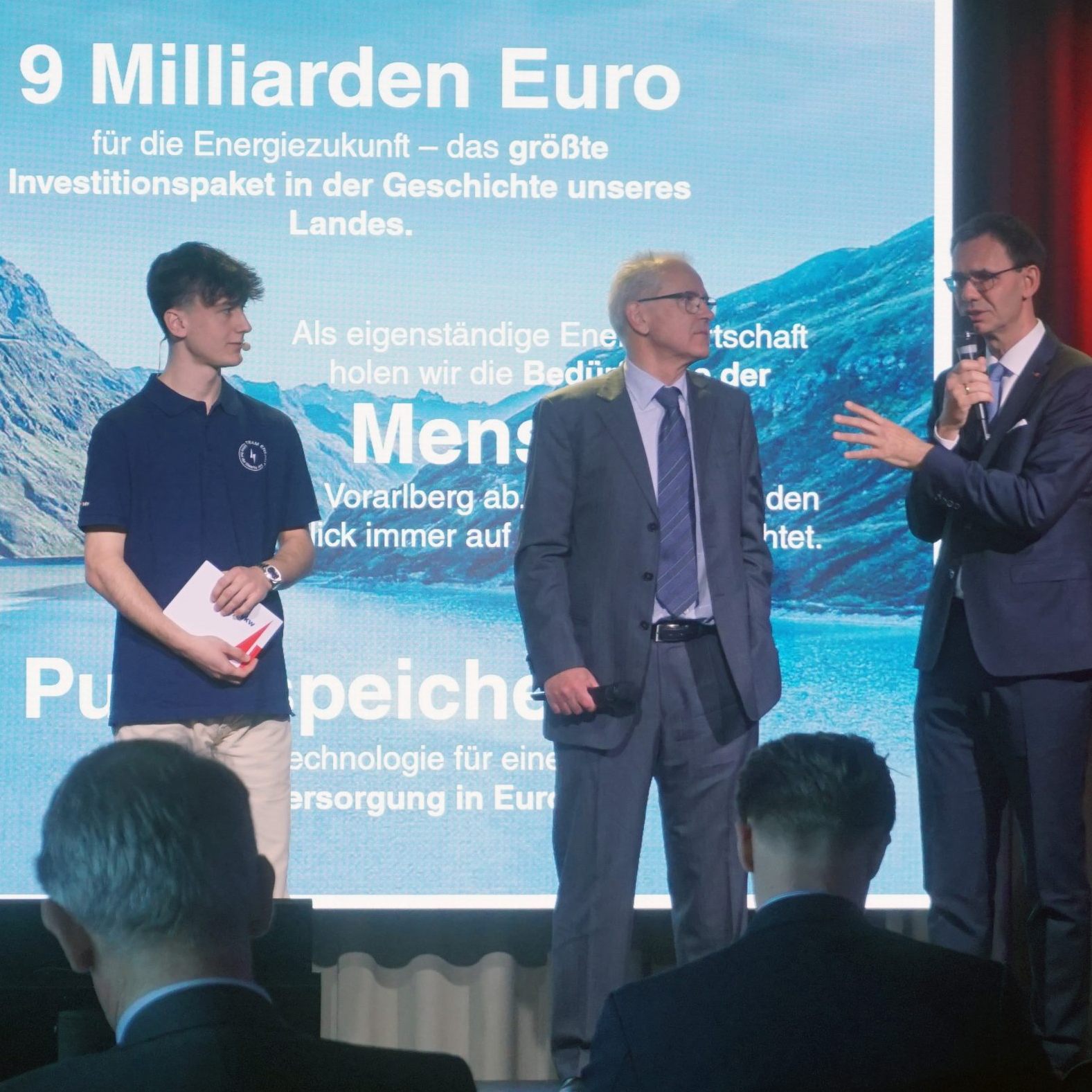 Landeshauptmann Wallner sprach vom "größten Investitionspaket, das Vorarlberg je gesehen hat".