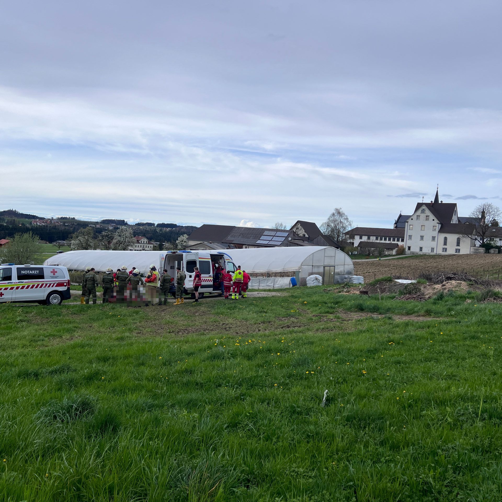 Unfall in Hohenweiler.