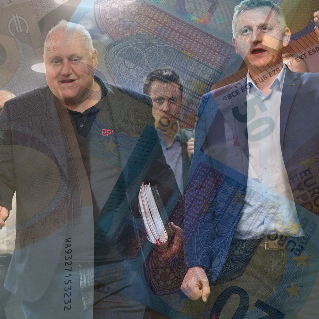 Rollierende Inflation bei 6,8 Prozent - Fahrradboten demonstrieren in mehreren Städten