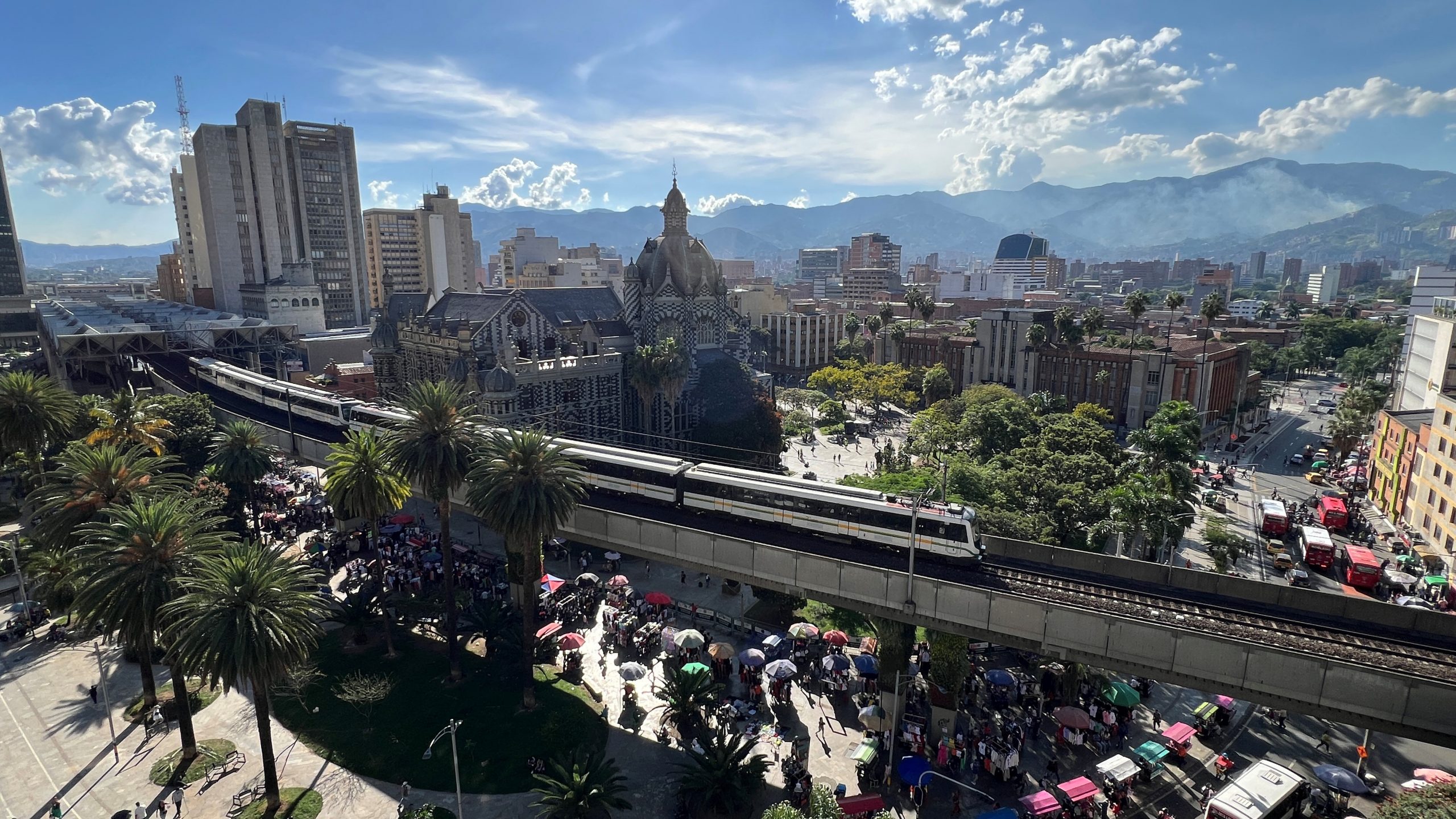 Ein Blick auf Medellin.