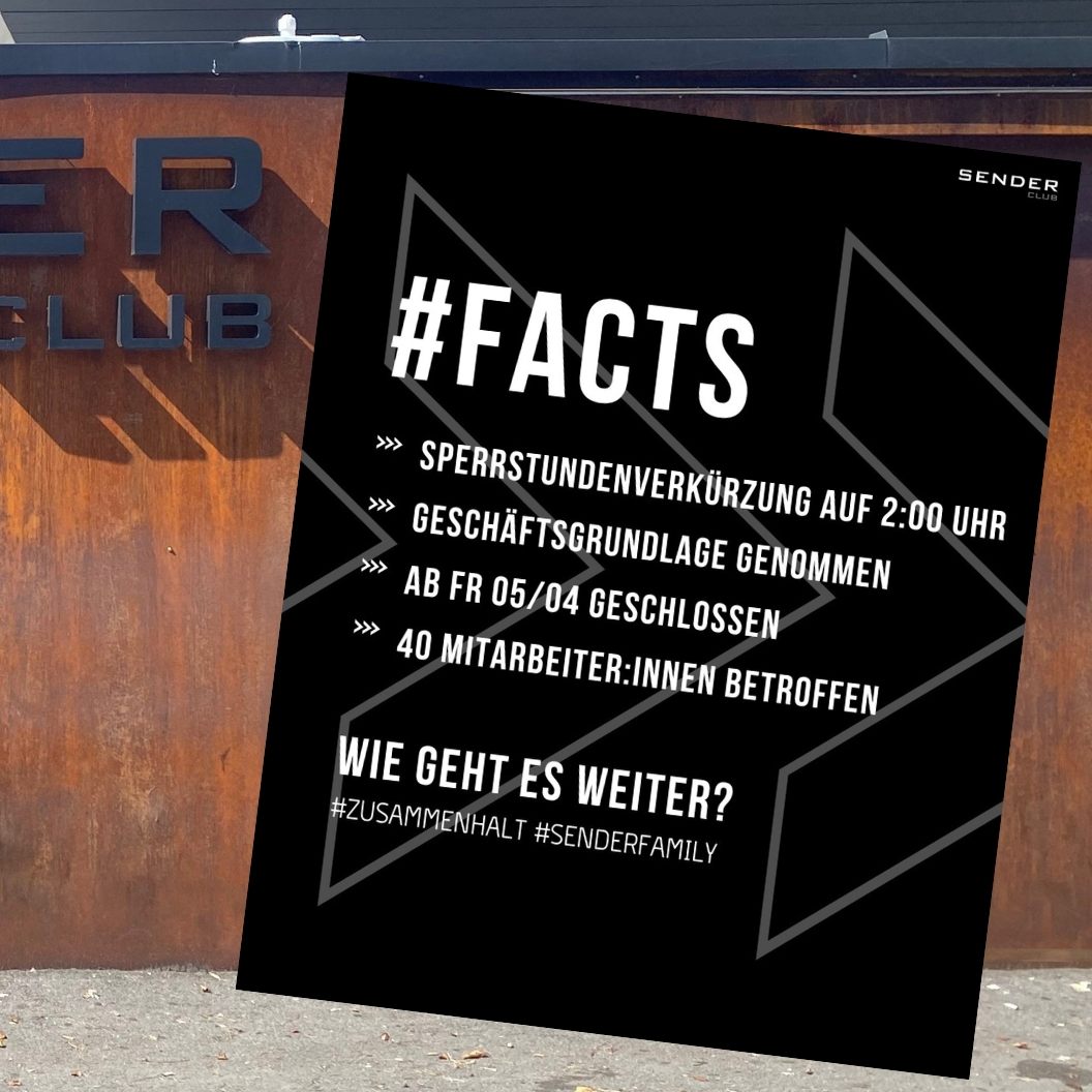 Sender Club muss schließen.