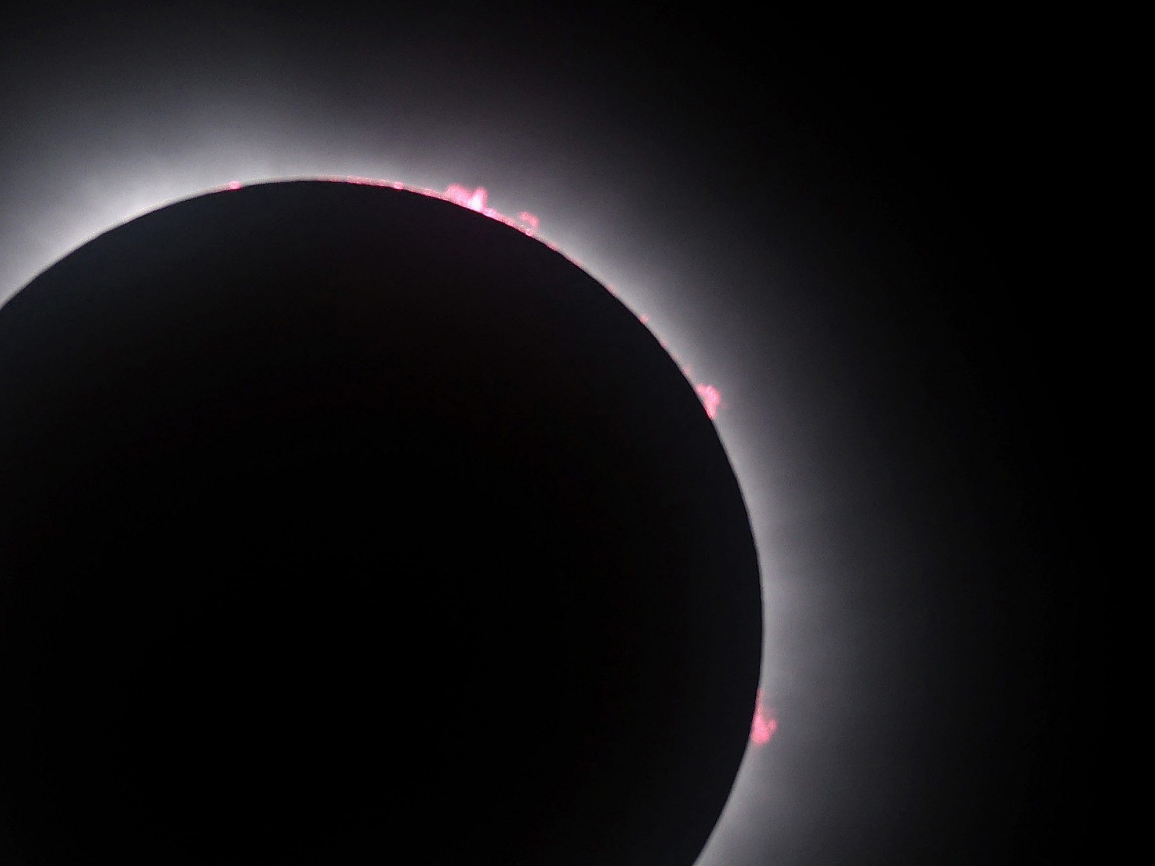 Millionen Menschen verfolgten am Montag die totale Sonnenfinsternis in Nordamerika.