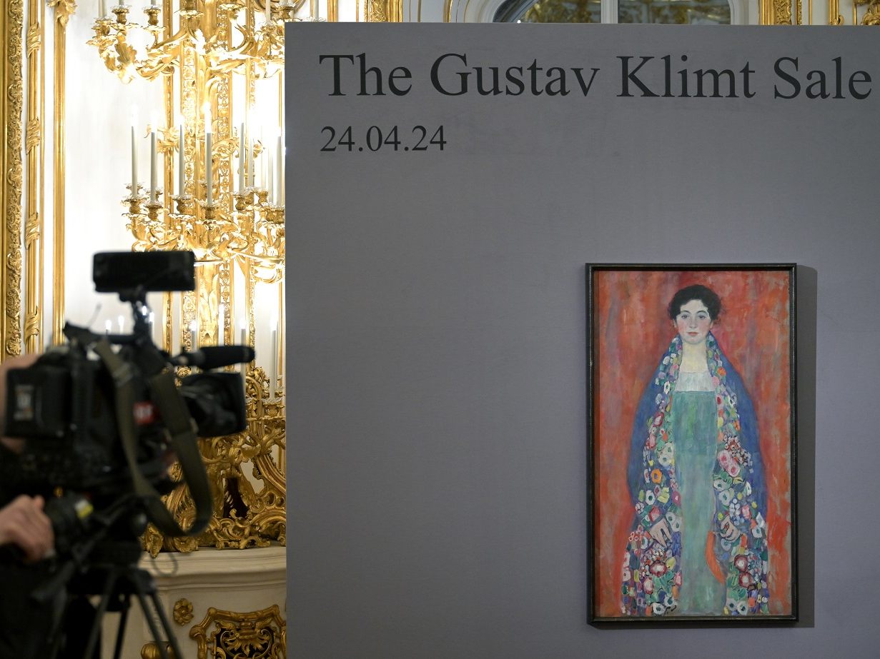 Gustav Klimts "Bildnis Fräulein Lieser" kommt in Wien unter den Hammer. Gustav Klimts "Bildnis Fräulein Lieser" kommt in Wien unter den Hammer.