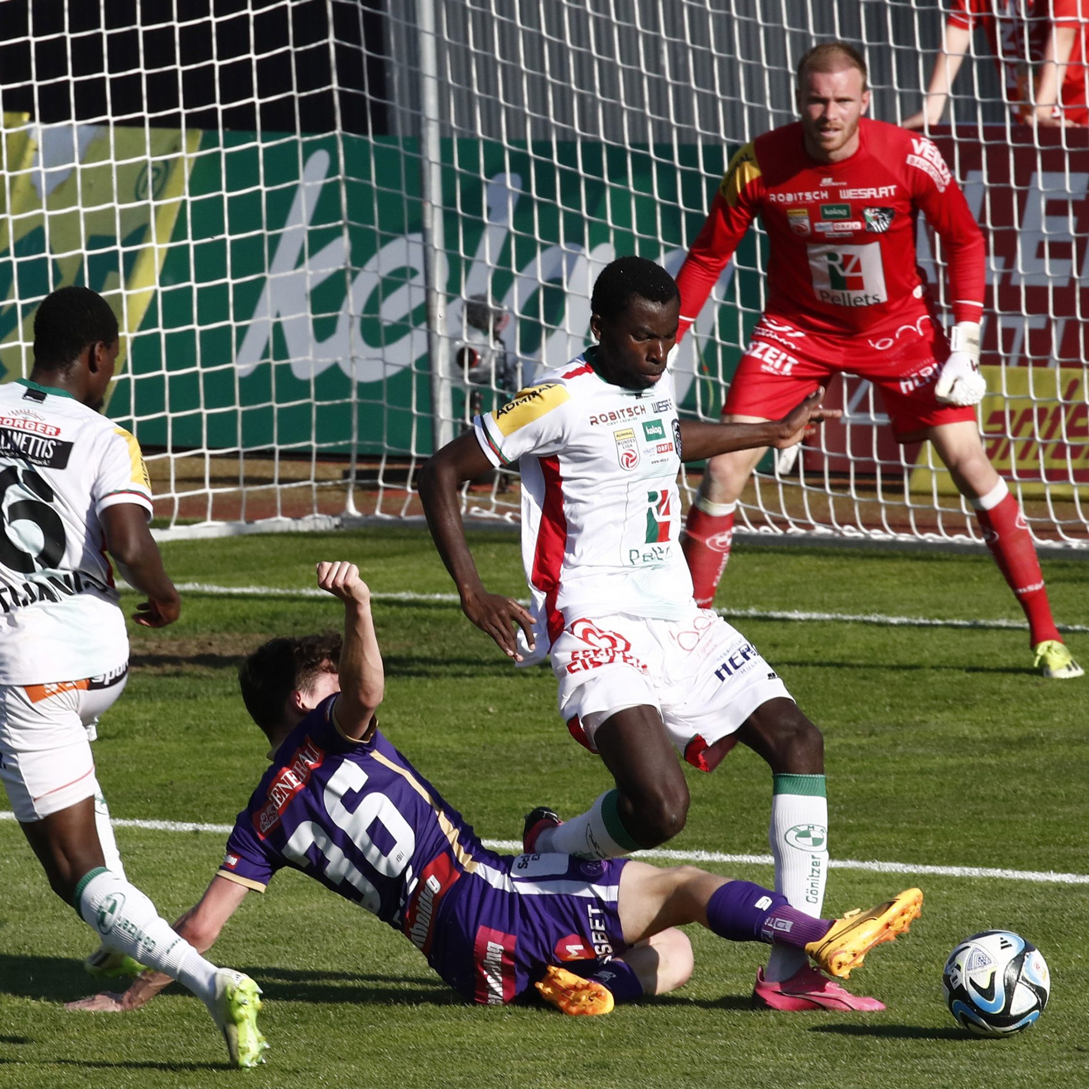Die Wiener Austria zog mit 1:0 beim WAC in der Qualigruppe davon.