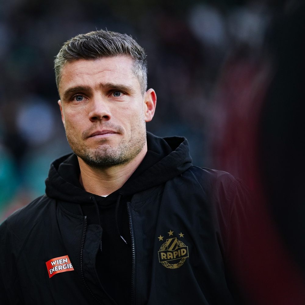 "Sturm Graz ist eh bei jedem Training von uns anwesend", so Rapid-Trainer Klauß.