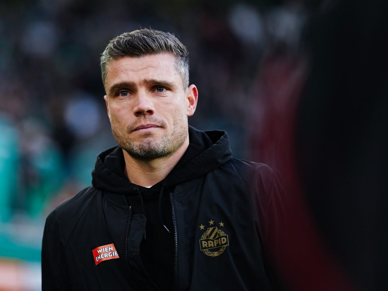 Rapid Wiens Coach Klauß.