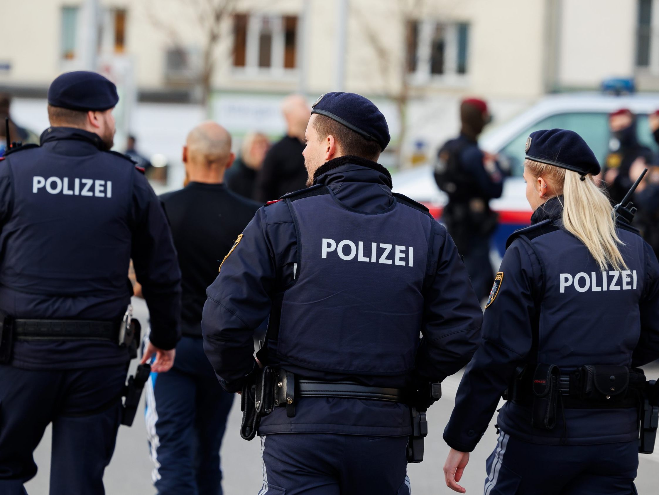 In Österreich sind aktuell mehr als 32.300 Polizisten im Einsatz.