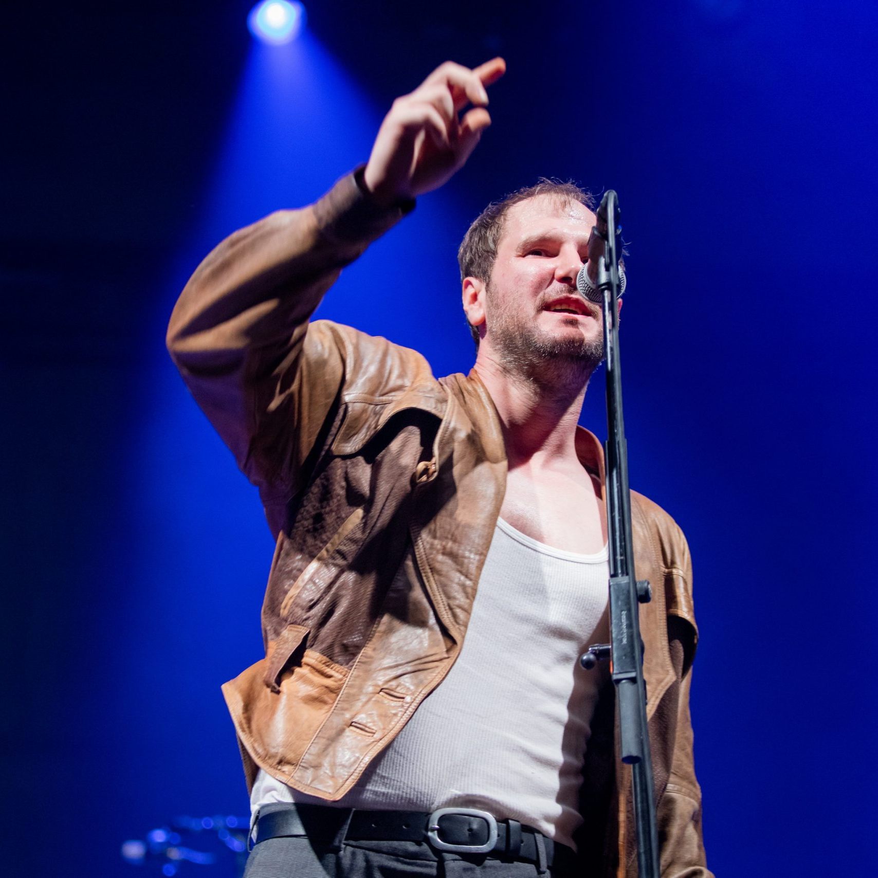 Der Sänger Marco Wanda.