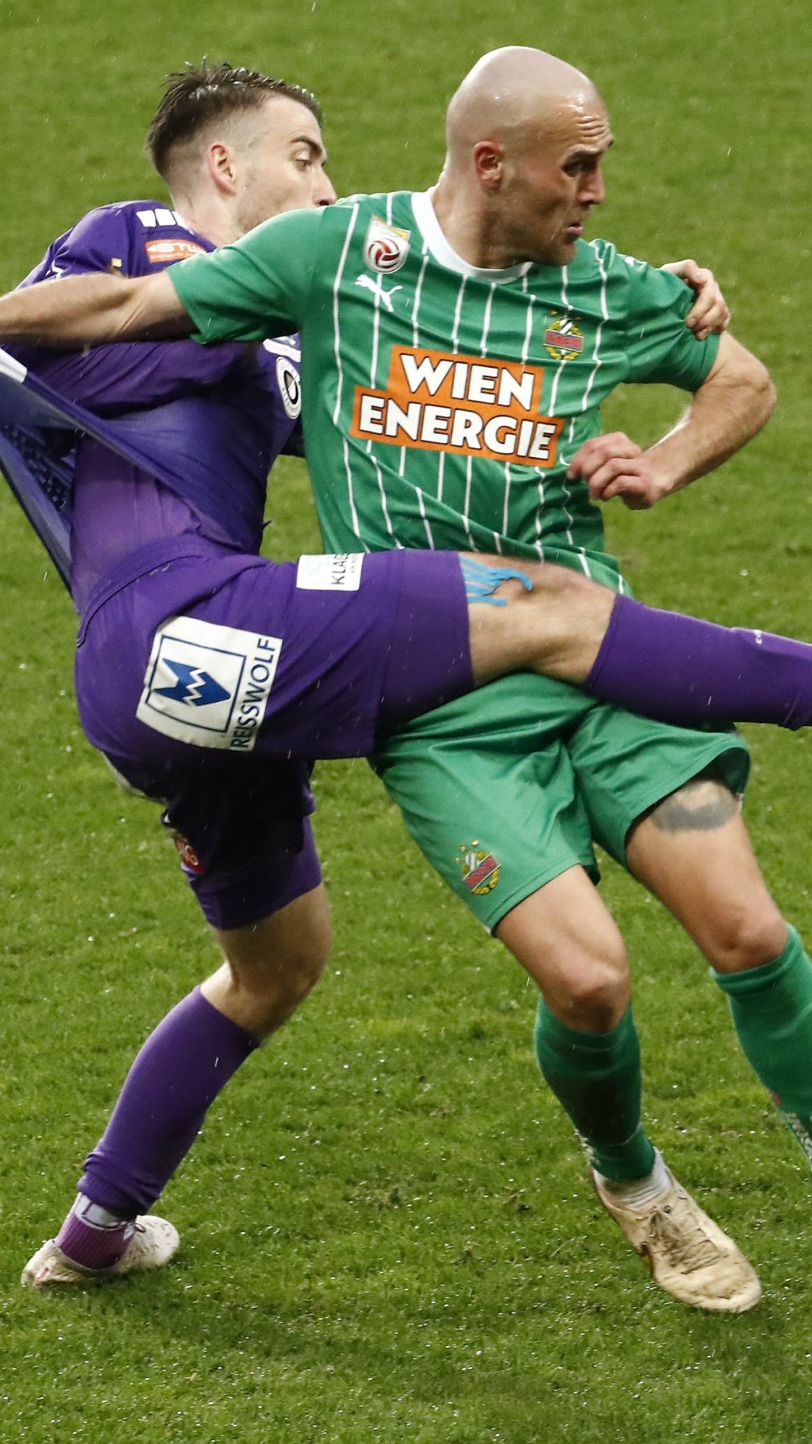 Rapid Wien und Austria Klagenfurt treffen in Hütteldorf aufeinander.