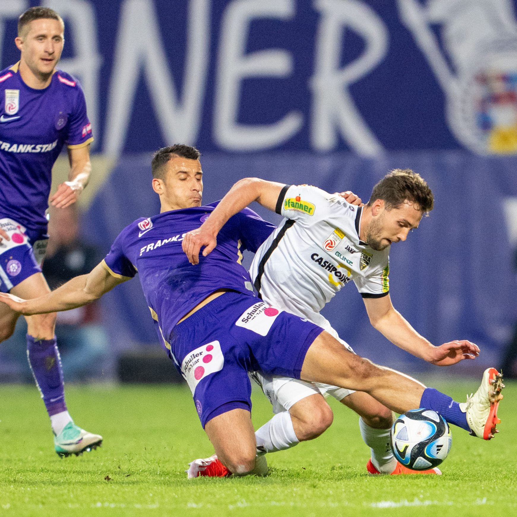 Die Austria erreichte daheim nur ein 2:2 gegen Altach.