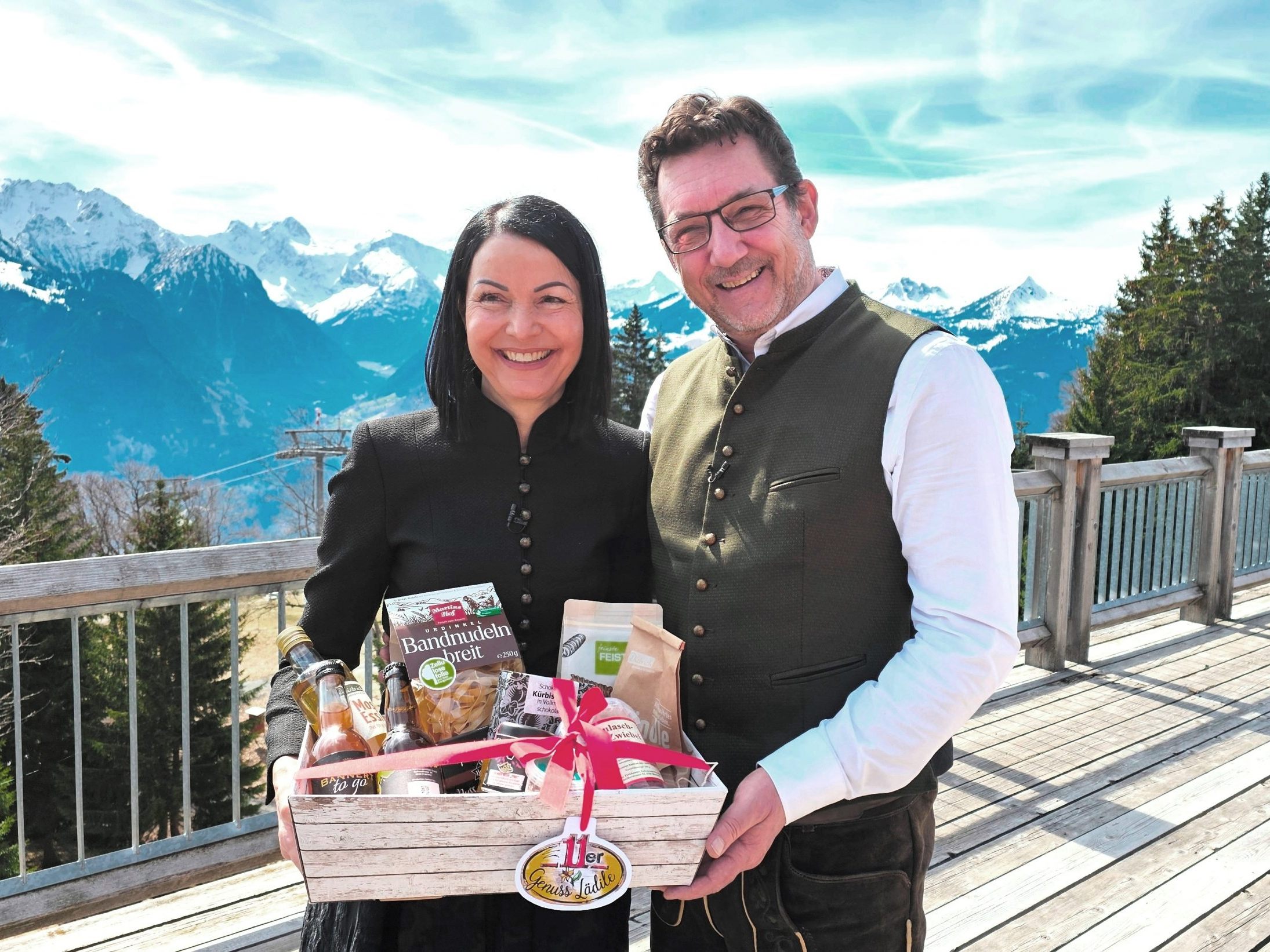 Die ehemalige Missis Vorarlberg, -Austria und -Europe sowie Muttersberg Seilbahnpatin, Andrea Maria Tratter, ist zu Gast bei Andreas Seeburger in der Muttersberg TV Gondel.