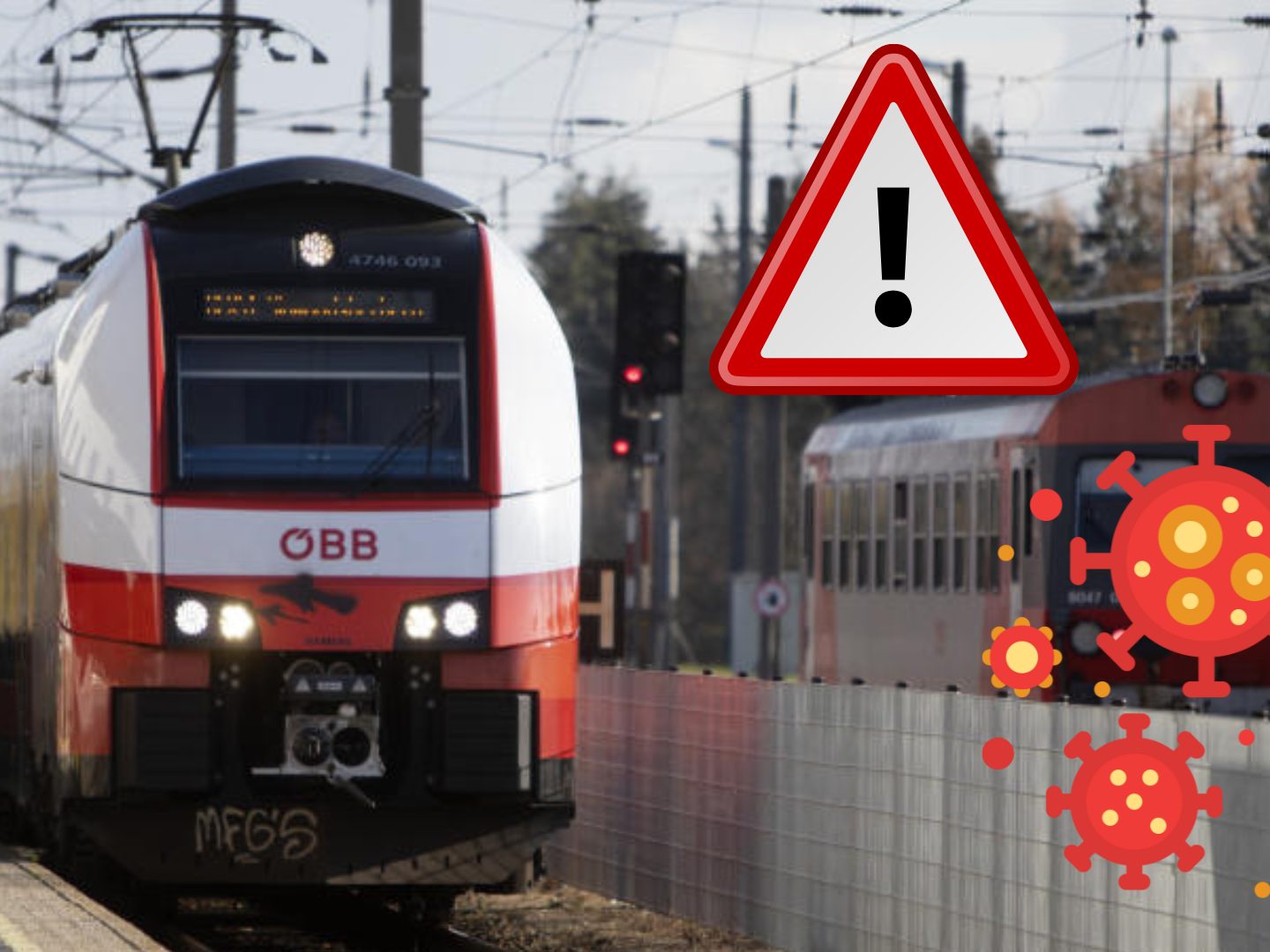 Ein mit Masern Infizierter war in Zügen in Oberösterreich unterwegs.