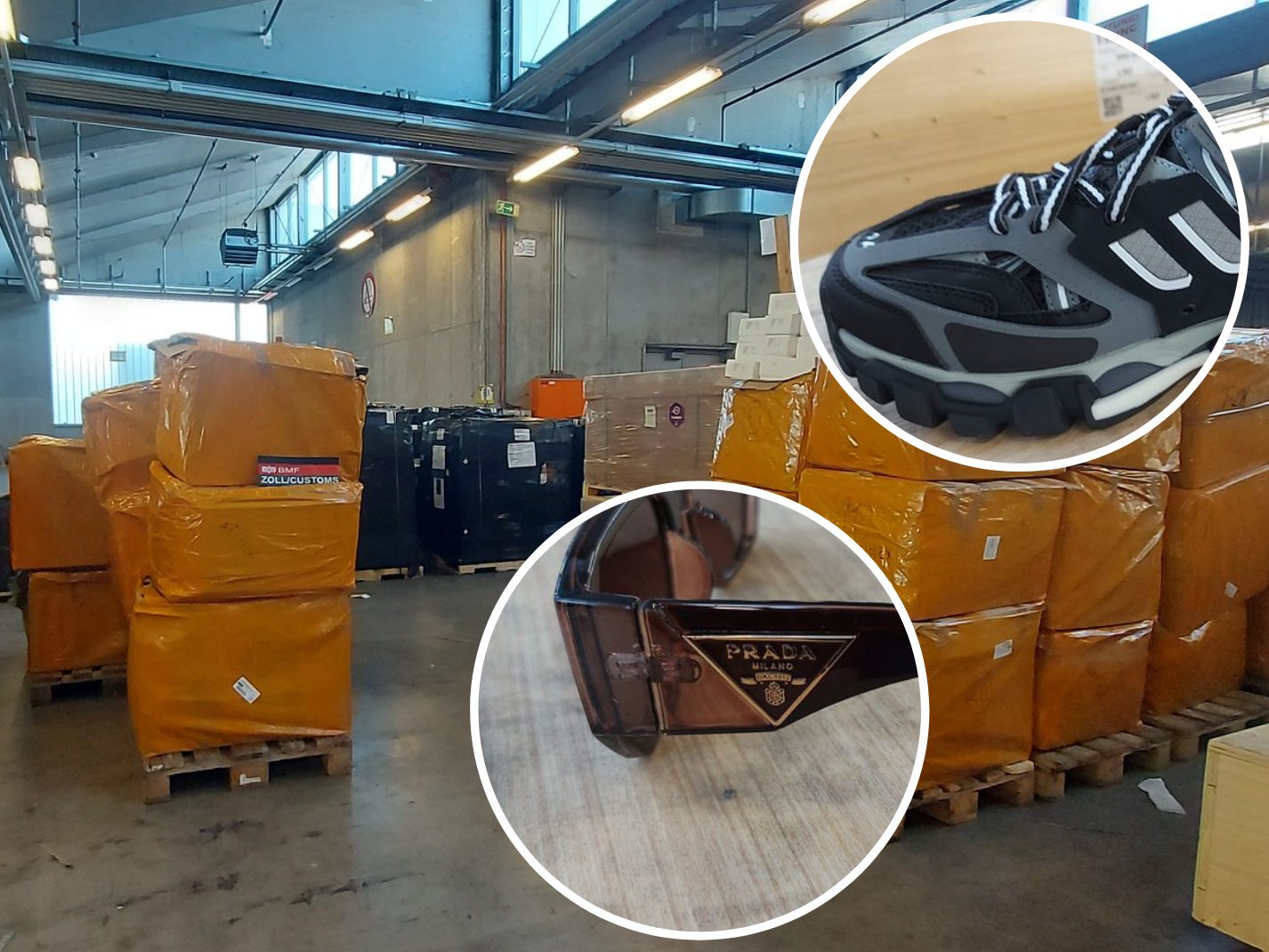 7.000 Produktfälschungen wurden auf dem Flughafen Wien sichergestellt.