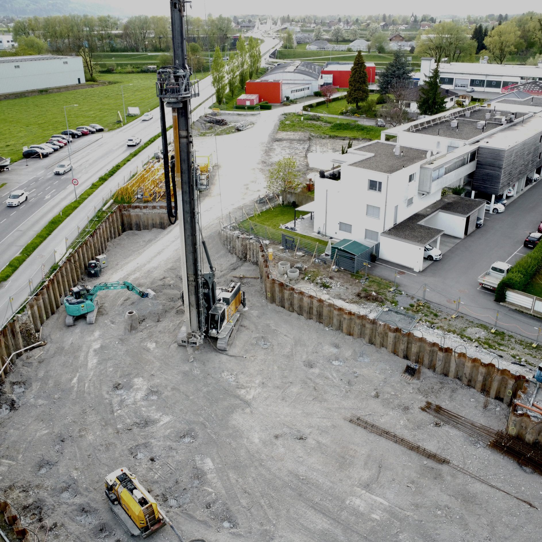 Hier entsteht derzeit ein neues Hotel.