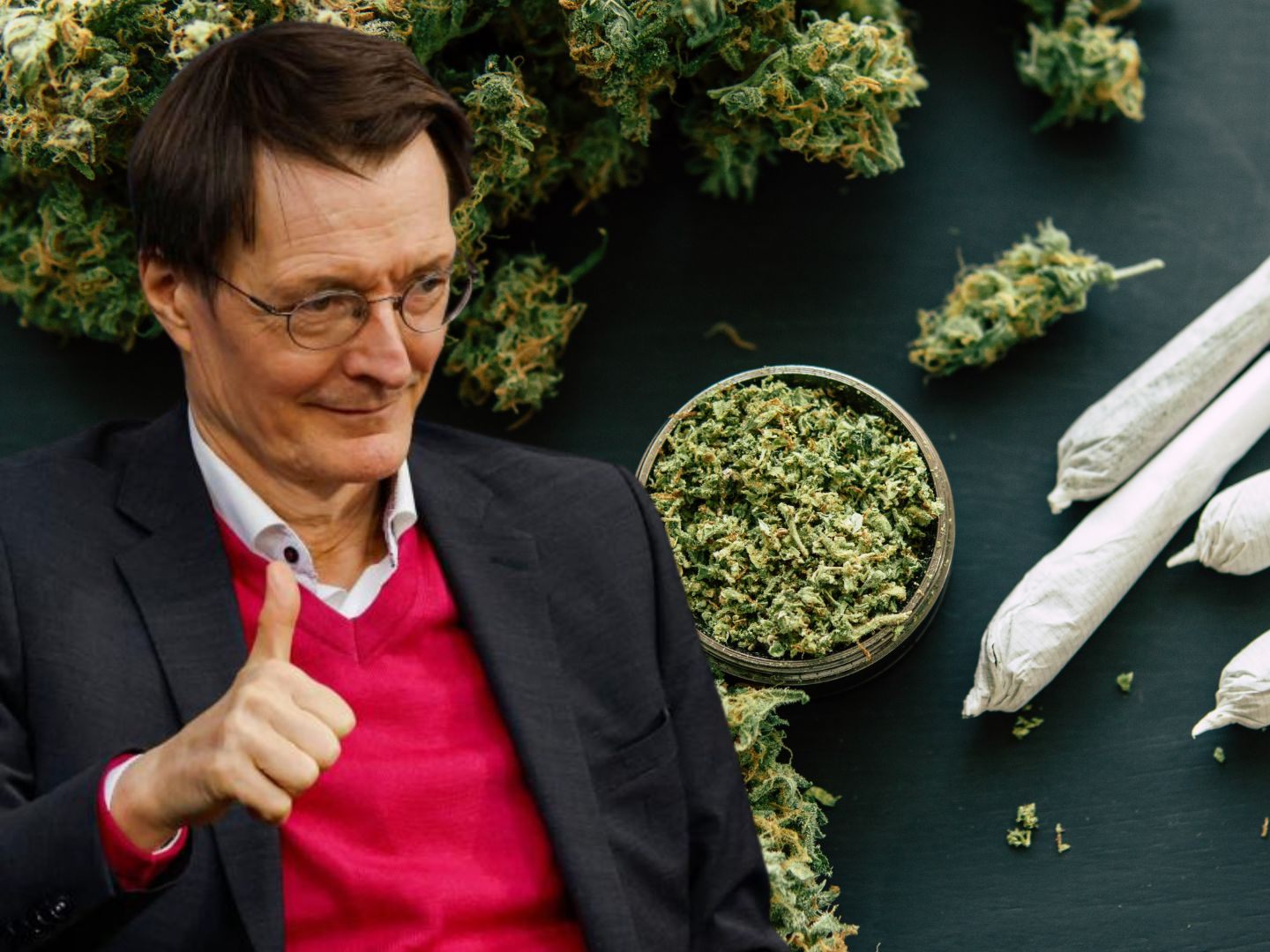 Karl Lauterbach, ab heute ist der Konsum von Cannabis legal.