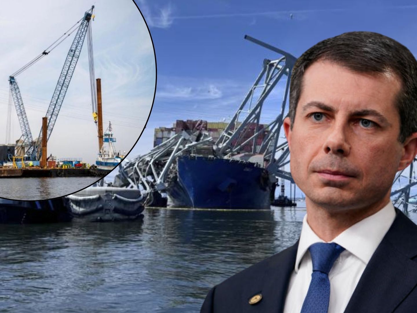 Wie lange es dauert, bis die Zufahrt für den wirtschaftlich wichtigen Hafen von Baltimore wieder möglich ist, sei unklar, sagte Verkehrsminister Pete Buttigieg