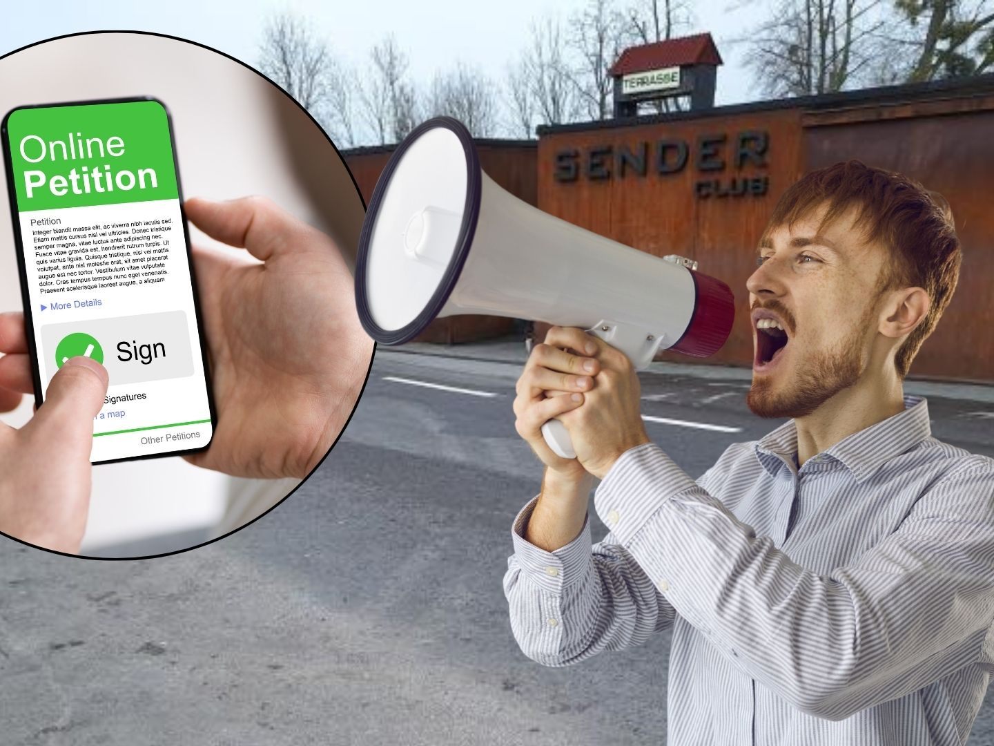 Petition gegen die Sperrstunde. Petition gegen die Sperrstunde.