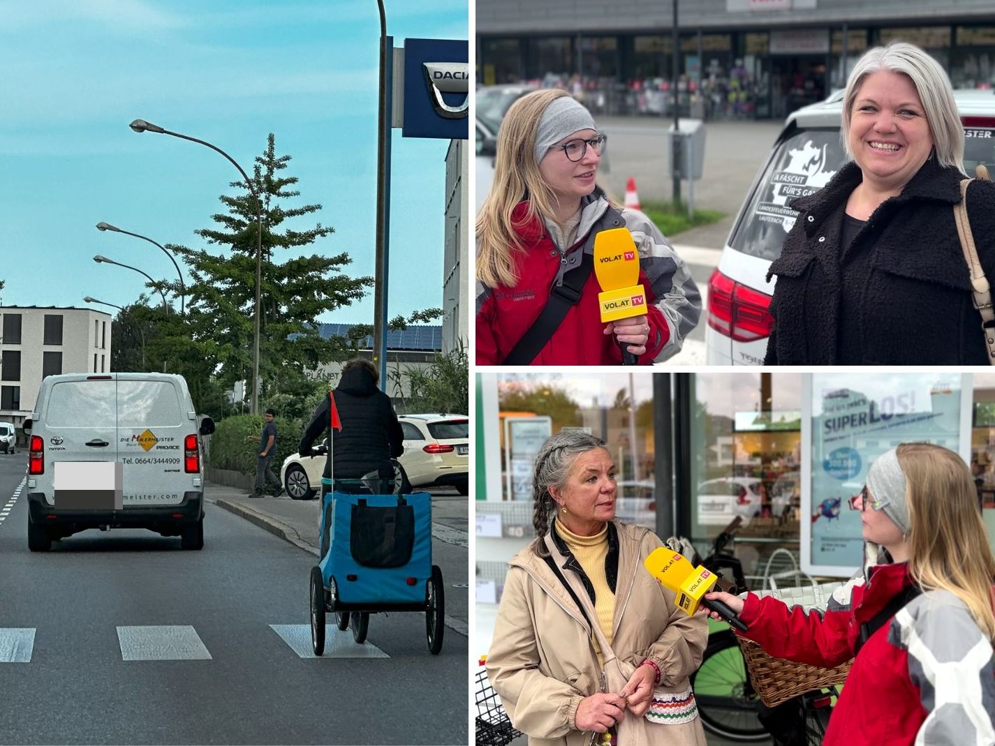 Was sagen Auto- und Radfahrer zur Verkehrssituation? Was sagen Auto- und Radfahrer zur Verkehrssituation?
