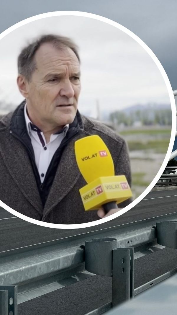 Die neue Rheinbrücke wurde eröffnet.