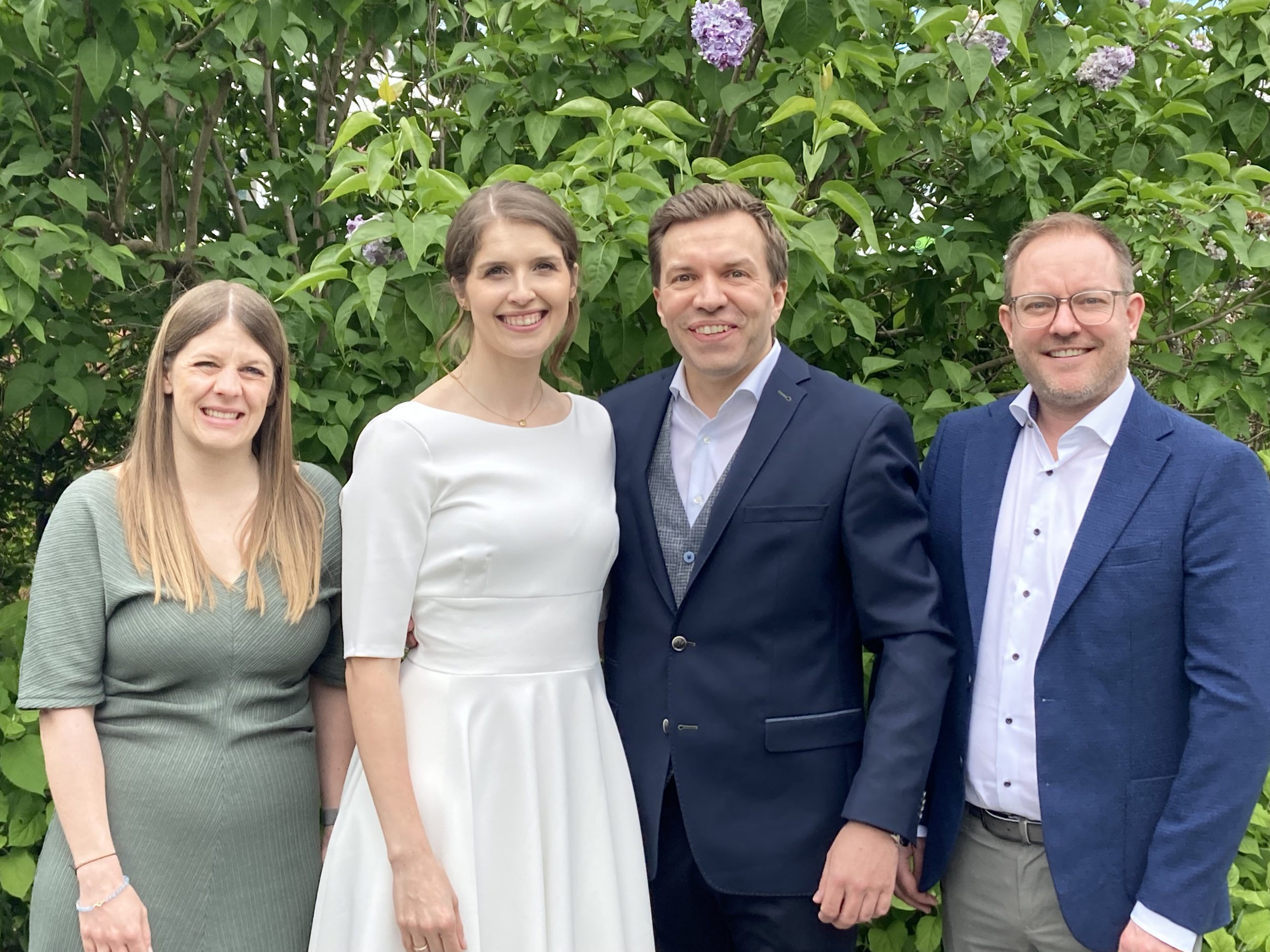 Eva Kristin Haidukiewitz und Clemens Huber feierten Hochzeit.