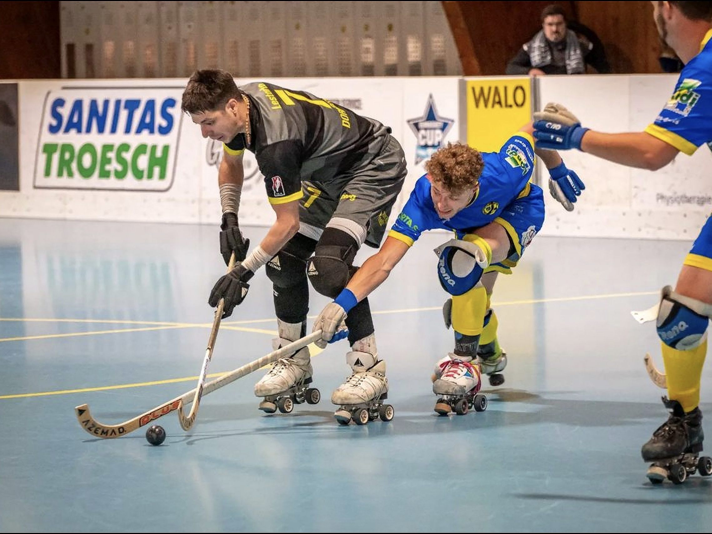Das Publikum in der Grüeneblätzhalle sah ein nervenaufreibendes Spiel bis zur letzten Minute.