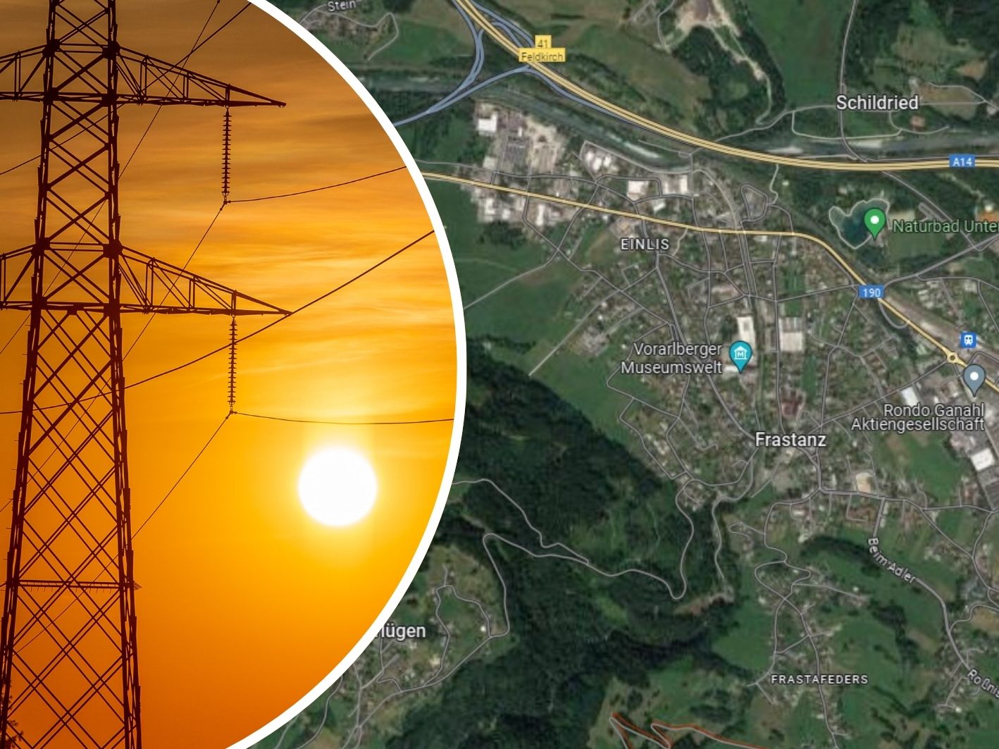 Vorübergehend waren große Teile von Frastanz ohne Strom. Vorübergehend waren große Teile von Frastanz ohne Strom.