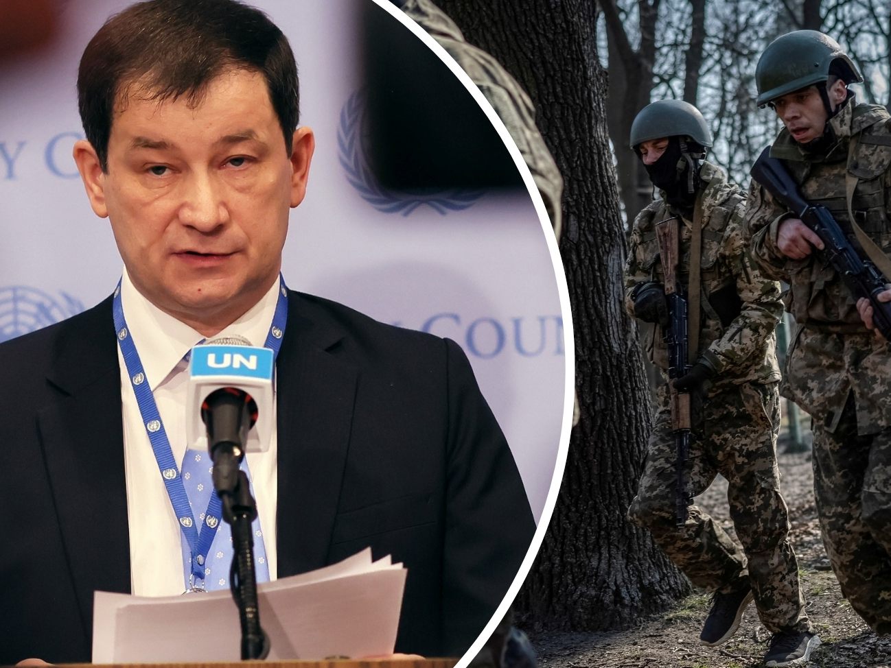 "Es gibt nichts zu feiern", so der stellvertretende russische Botschafter bei den Vereinten Nationen in New York, Dmitri Poljanski (l.).