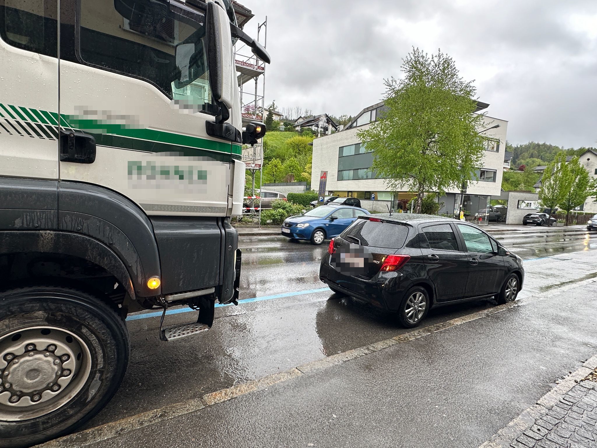 Unfall in Schwarzach.