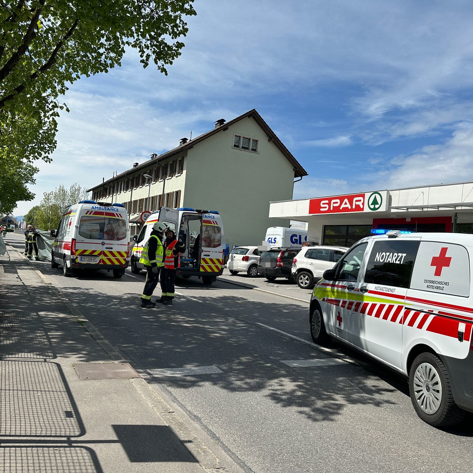 Unfall in Kennelbach.