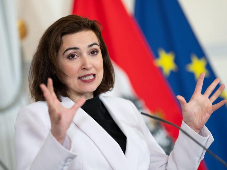 Justizministerin Alma Zadic (Grüne) . Justizministerin Alma Zadic (Grüne) .