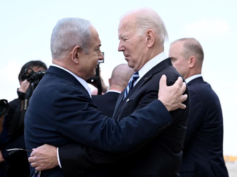 Minister Benjamin Netanyahu und US Präsident Joe Biden.