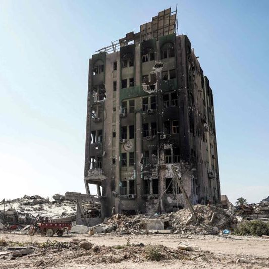 Die Kampfhandlungen im Gazastreifen haben ihre Spuren hinterlassen.