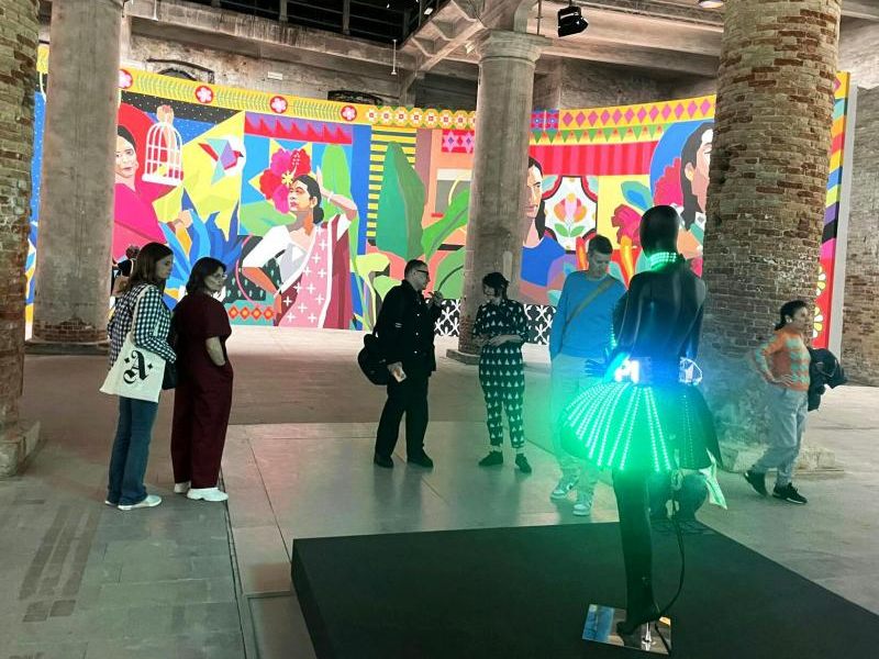Kunstbiennale in Venedig.