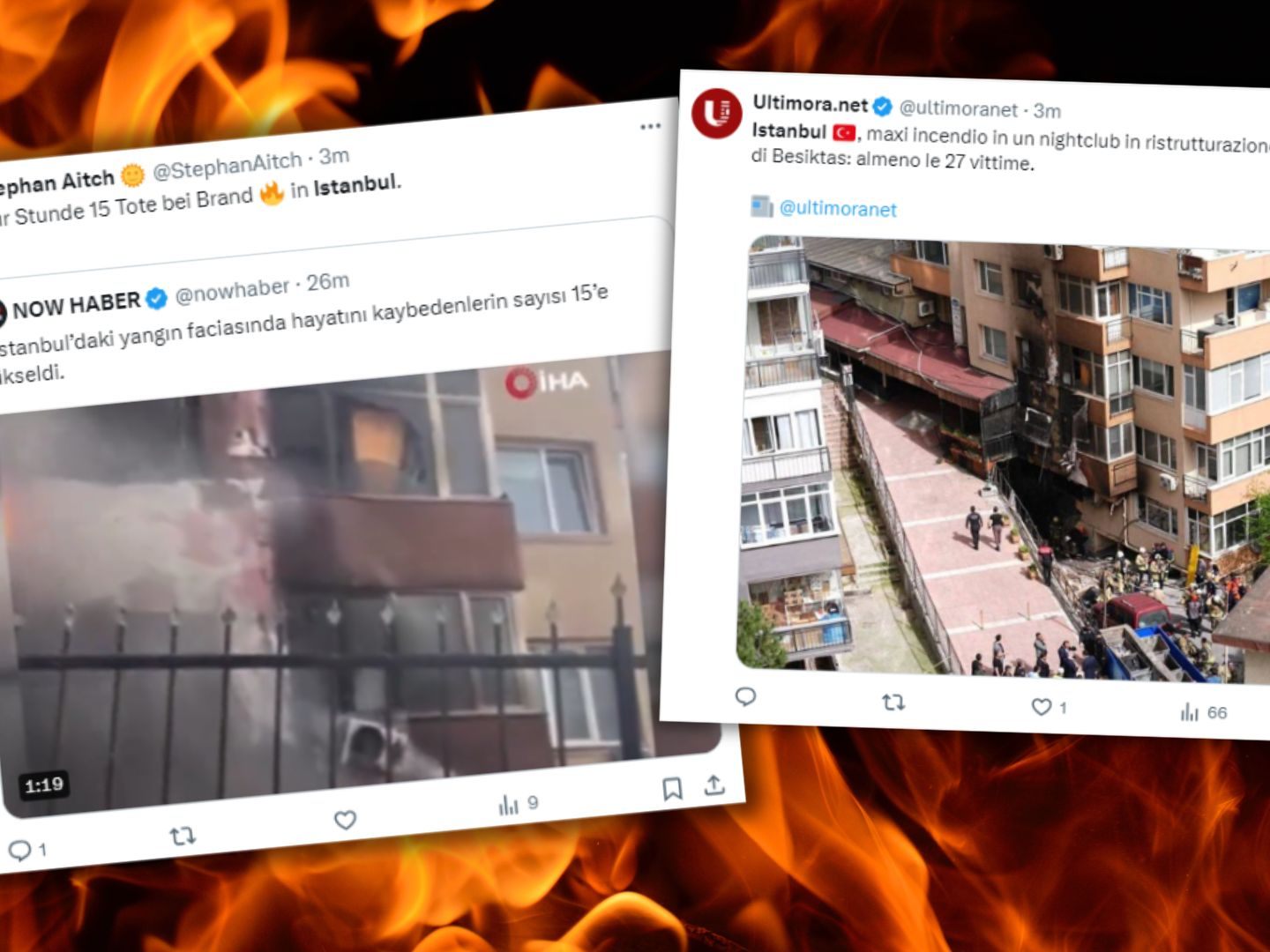 25 Tote nach Brand in Istanbul. (Symbolbild) 25 Tote nach Brand in Istanbul. (Symbolbild)