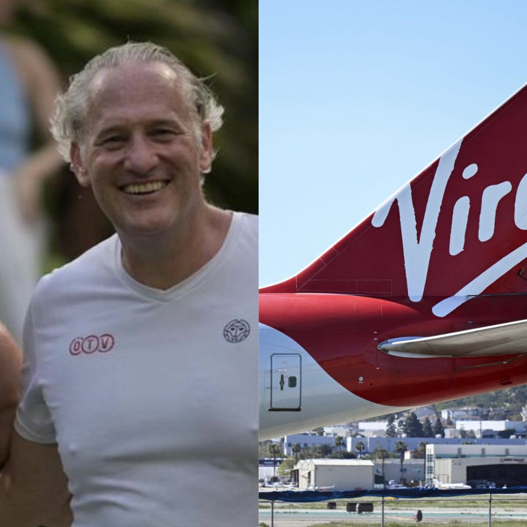 Martin Ohneberg mit Richard Branson.